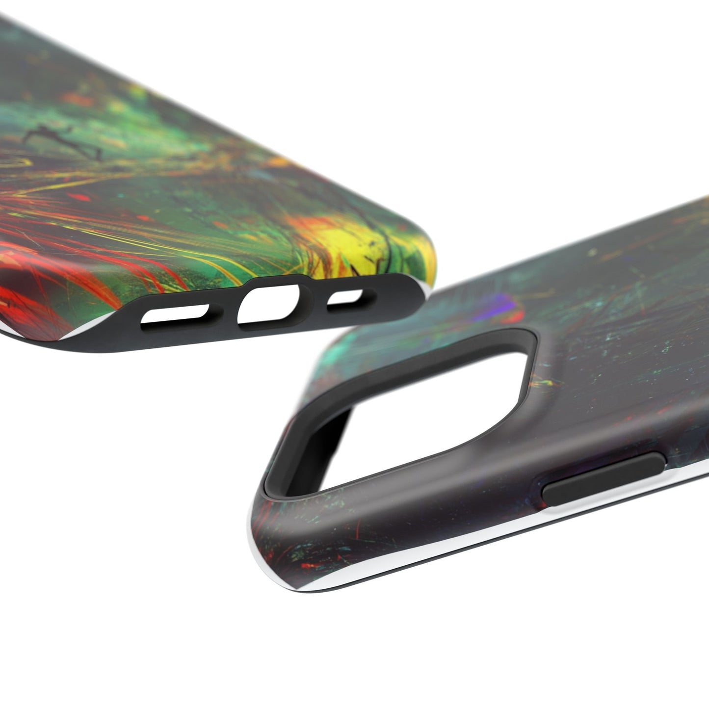 Phone Case with Abstract Art by moxie-jay