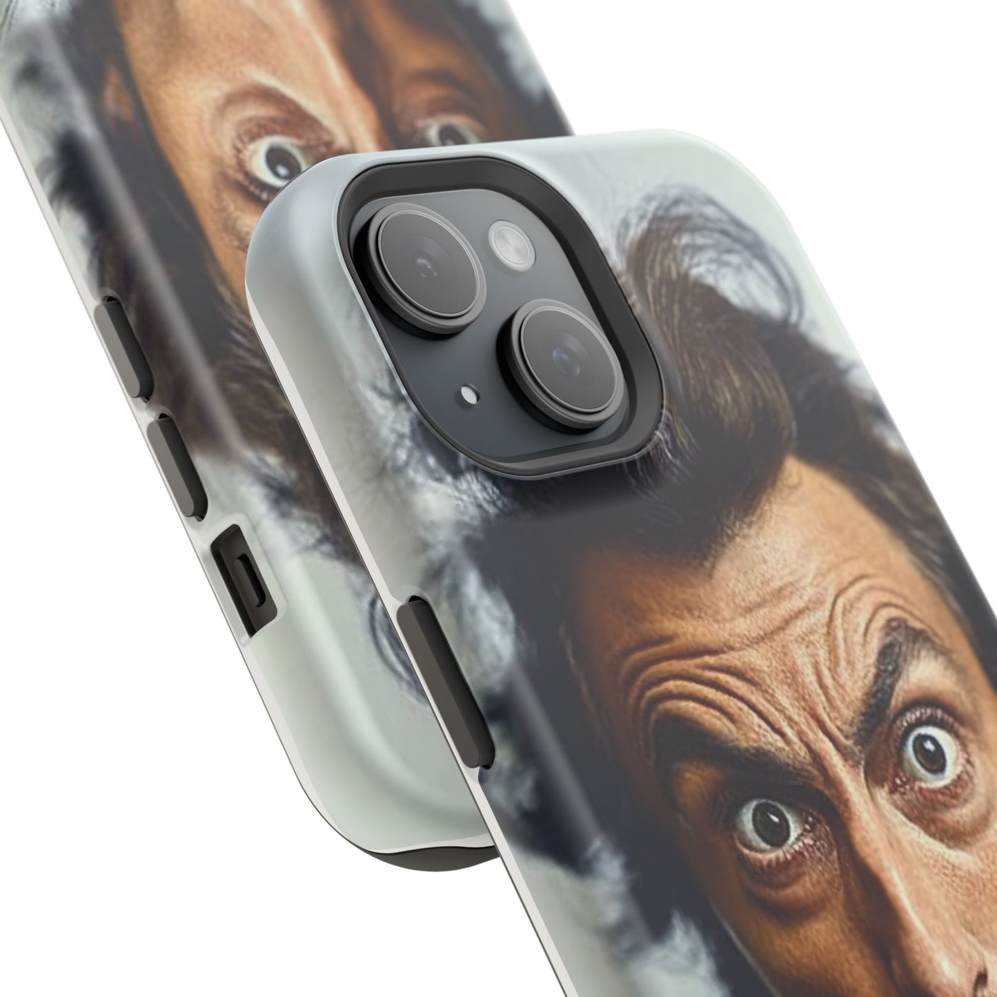 Luxurious Magnetic Wireless Charging Tough iPhone Case - “Close-Up Salvador Dali” by Moxie-Jay