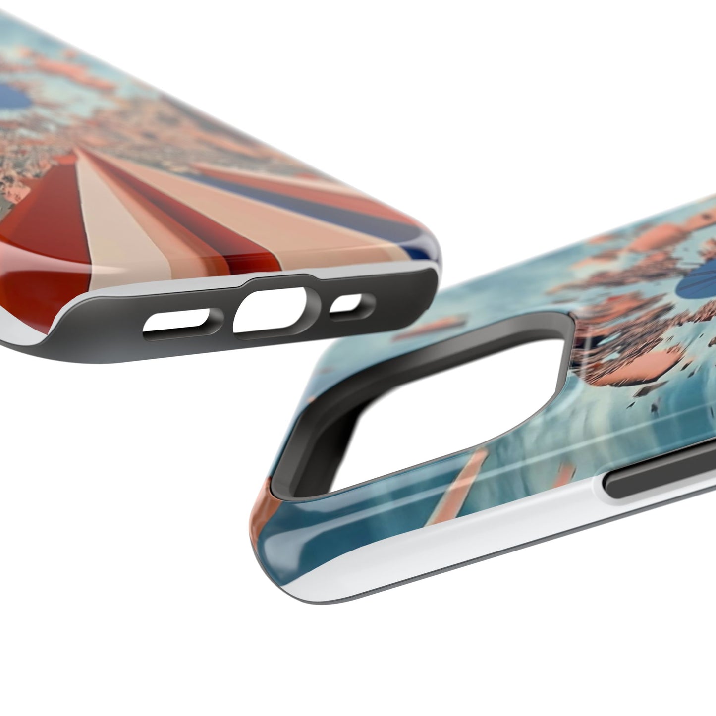 Phone Case with 'World at 10000 MPH' Art by Moxie Jay