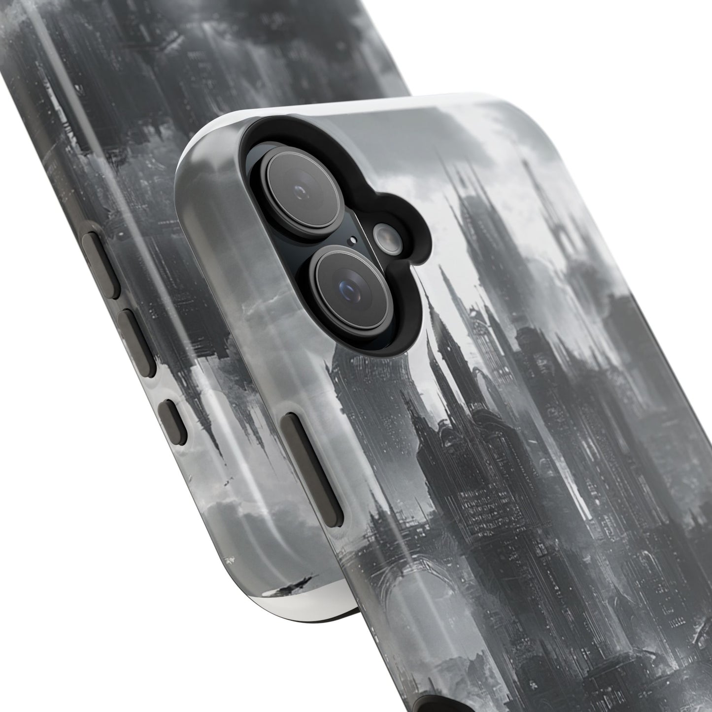 iPhone Magnetic Tough Case - Futuristic Gotham Design by Moxie Jay