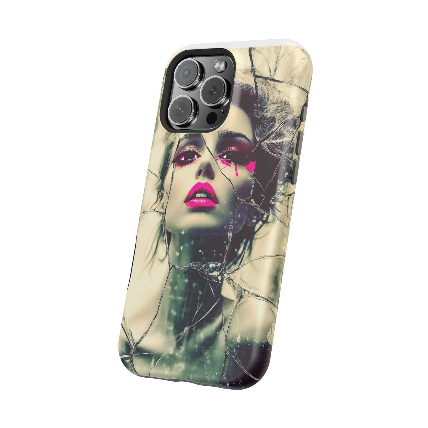 Phone Cases - Shattered Glass Design by Moxie-jay