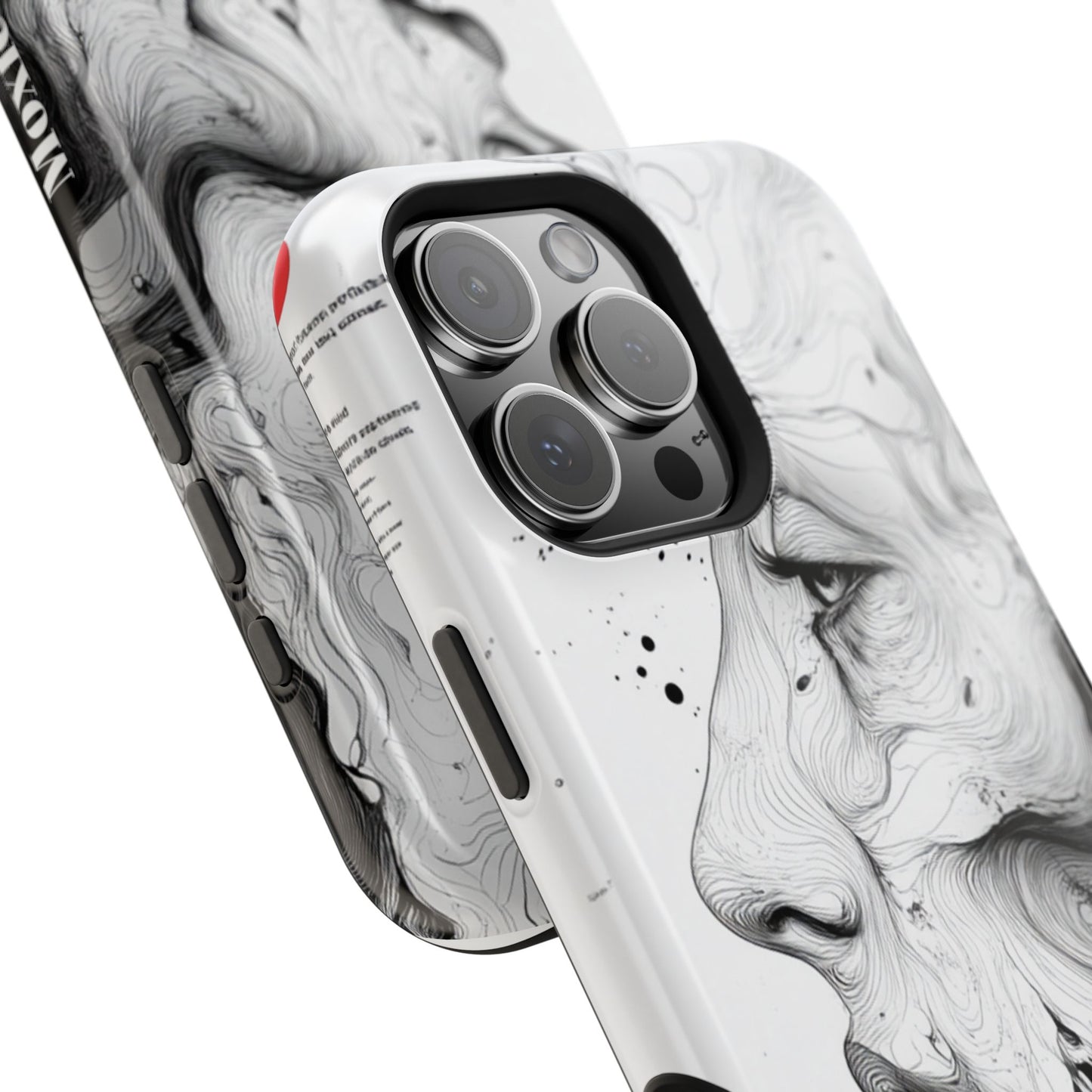 Artistic Magnetic Tough Case - Abstract Face Design for Aesthetic Appeal