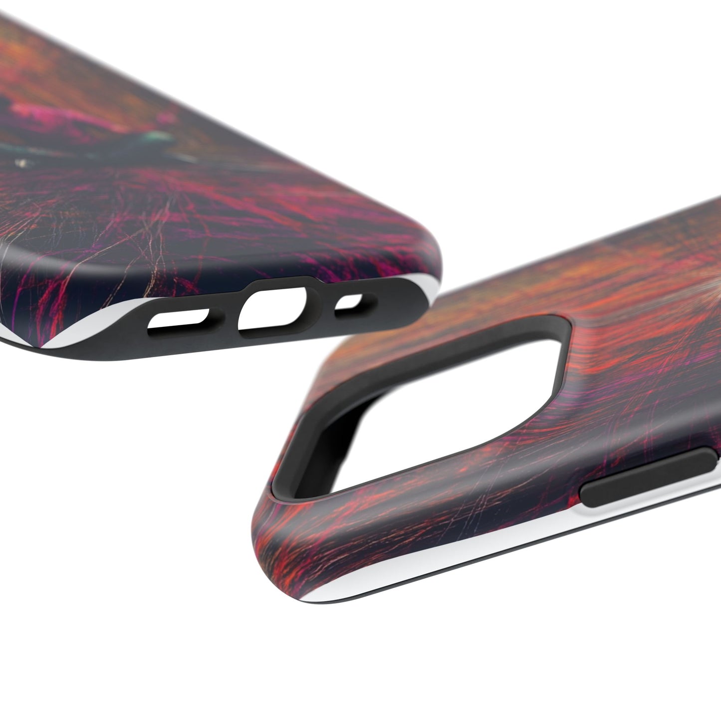 Luxurious Magnetic Wireless Charging Tough iPhone Case - "Transcendence" by Moxie-Jay