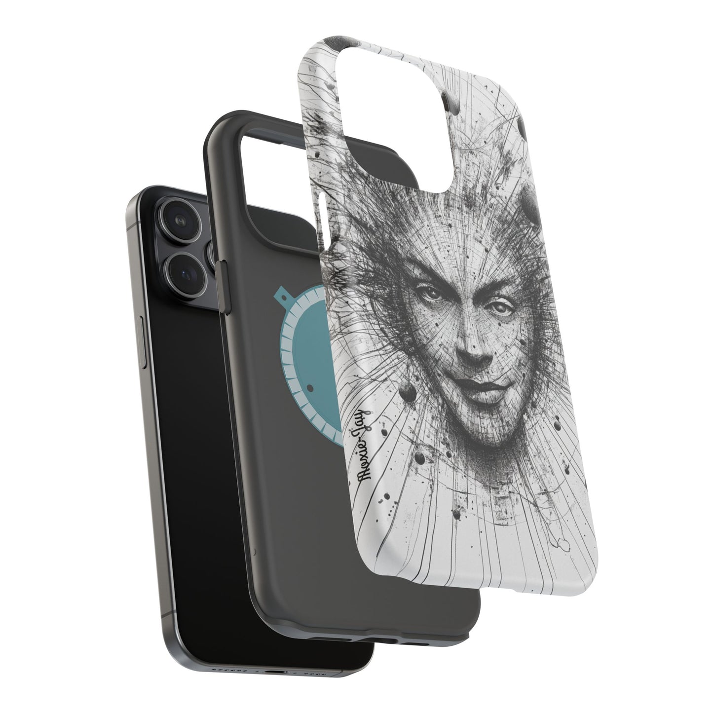 Artistic Magnetic Phone Case - Unique Design for Creative Minds