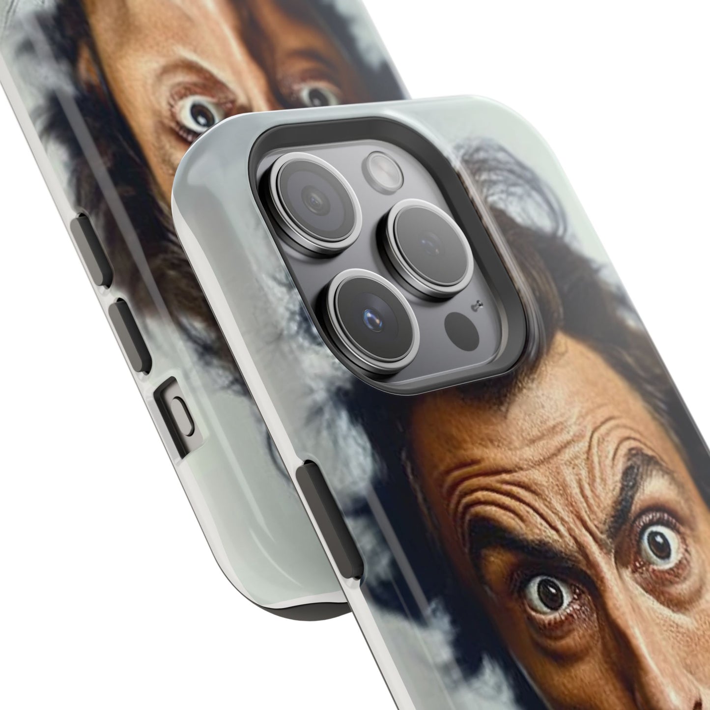 Luxurious Magnetic Wireless Charging Tough iPhone Case - “Close-Up Salvador Dali” by Moxie-Jay