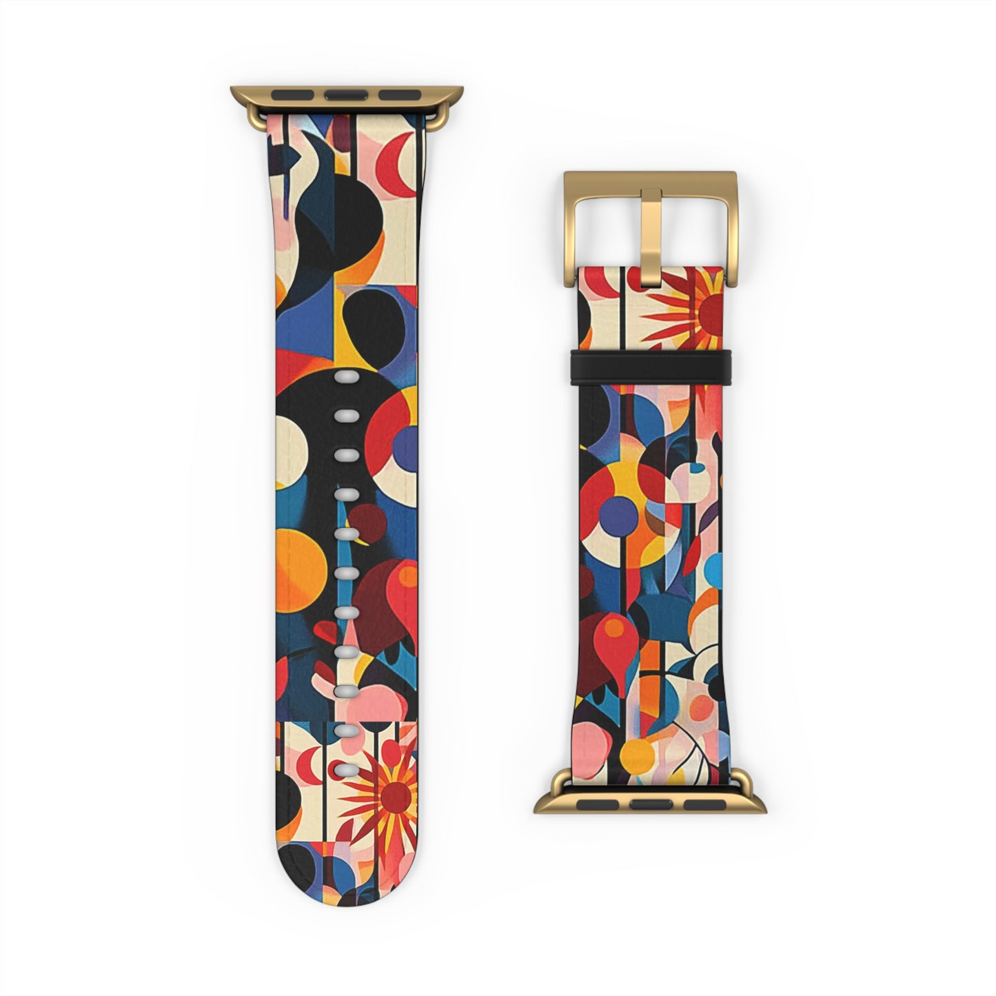 Colorful Geometric Watch Band – Stylish Accessory for Any Occasion