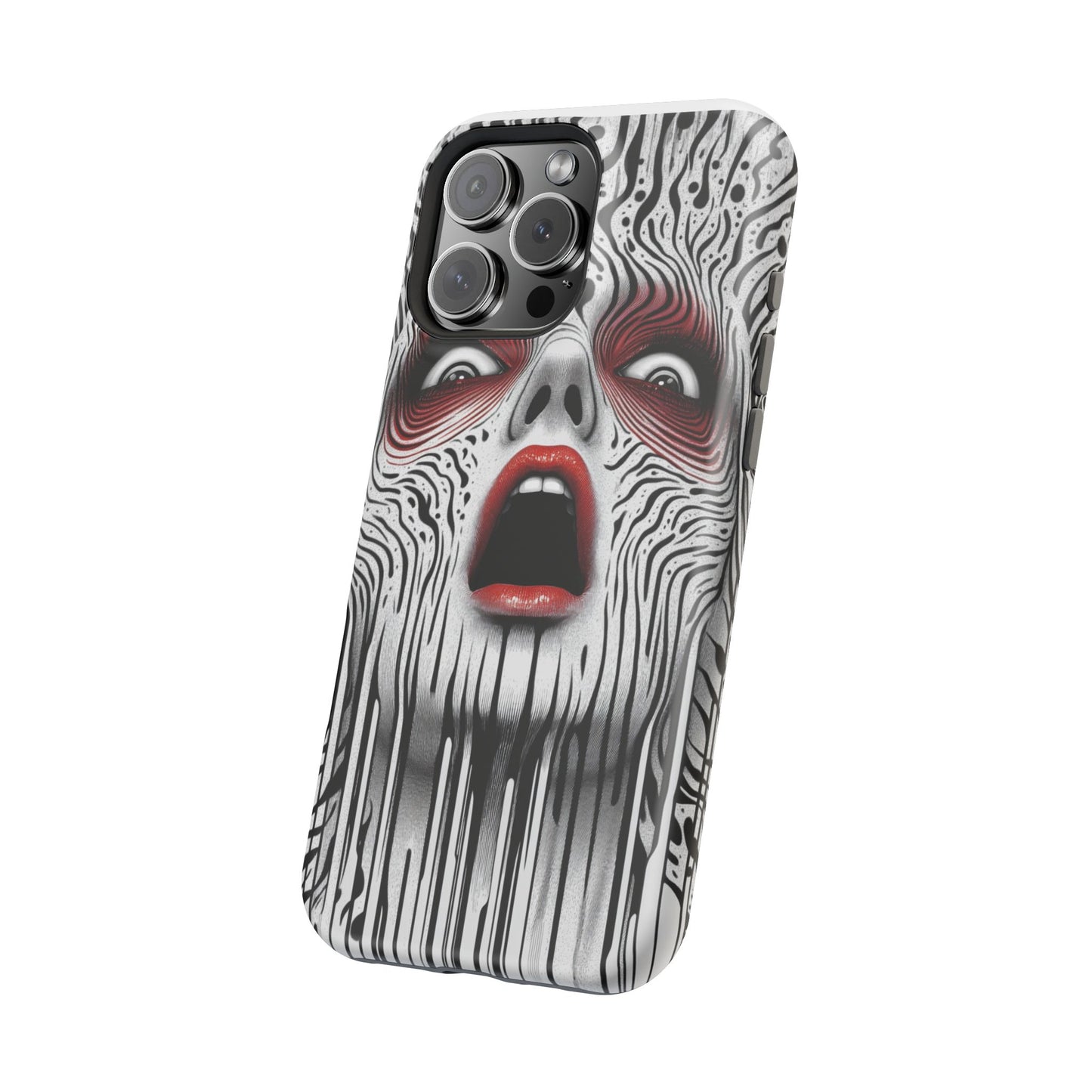 "Punk Meltdown" Luxury Magnetic Wireless Charging iPhone Case by Moxie Jay