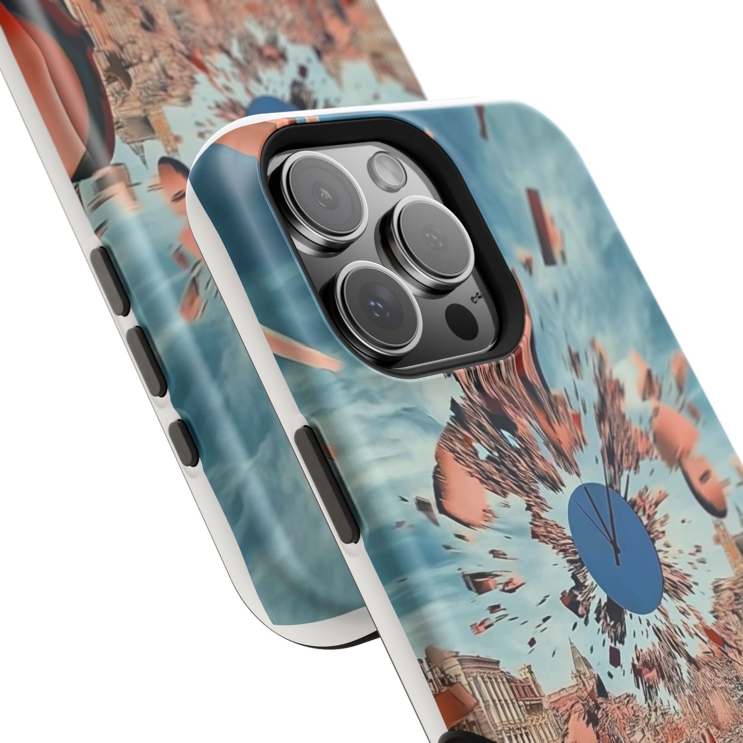 Phone Case with 'World at 10000 MPH' Art by Moxie Jay