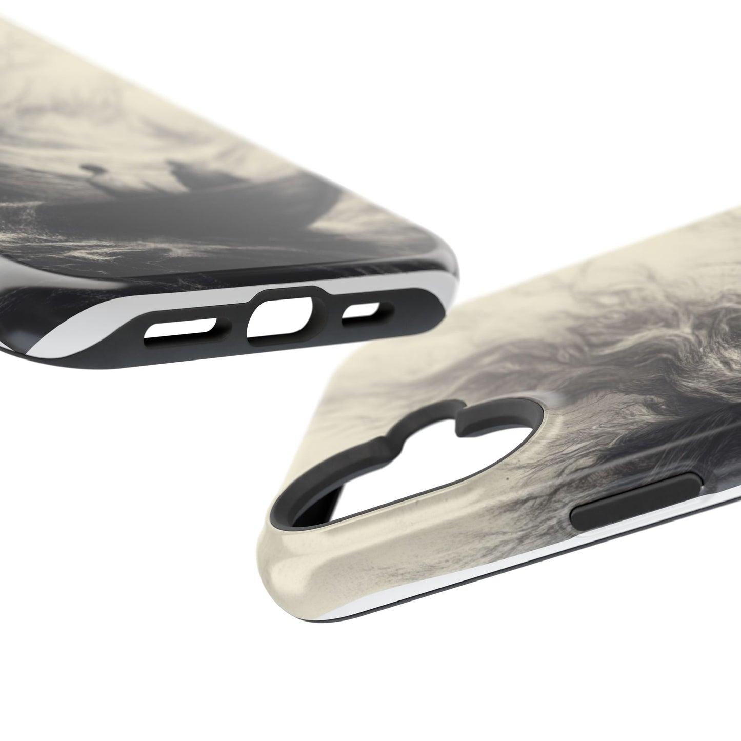 Magnetic Phone Case - Men in Boat Drawing by Moxie-Jay