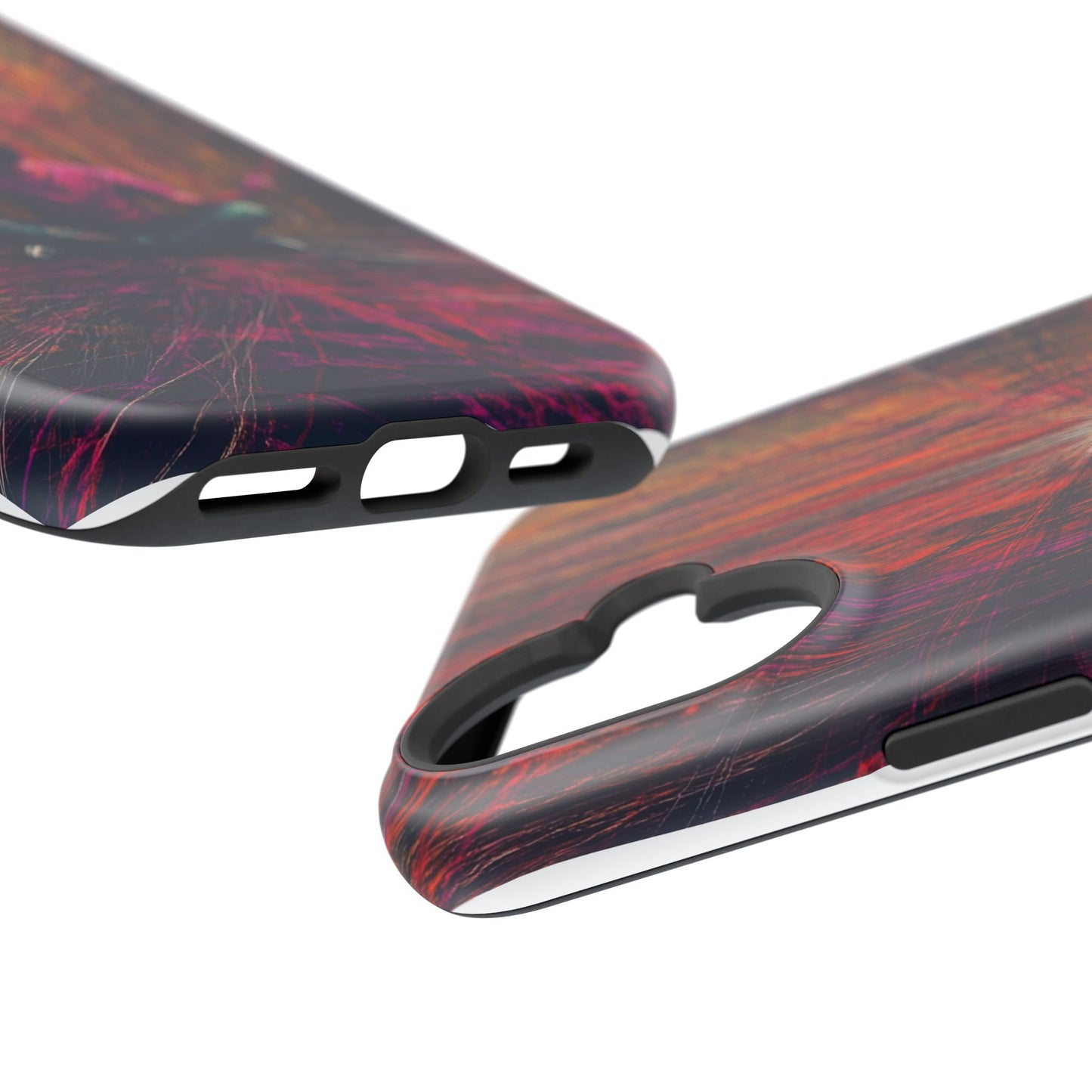 Luxurious Magnetic Wireless Charging Tough iPhone Case - "Transcendence" by Moxie-Jay