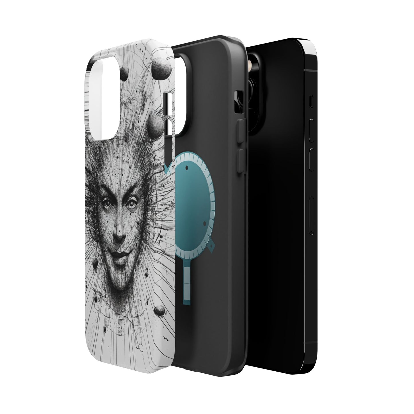 Artistic Magnetic Phone Case - Unique Design for Creative Minds