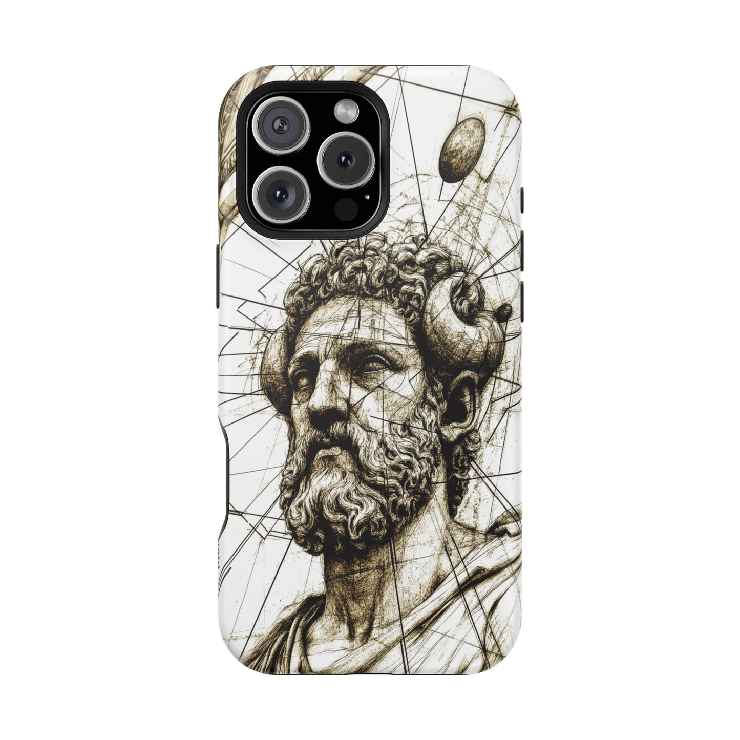 Stylish Magnetic Tough Cases - Greek God Design, Perfect for Gift Giving