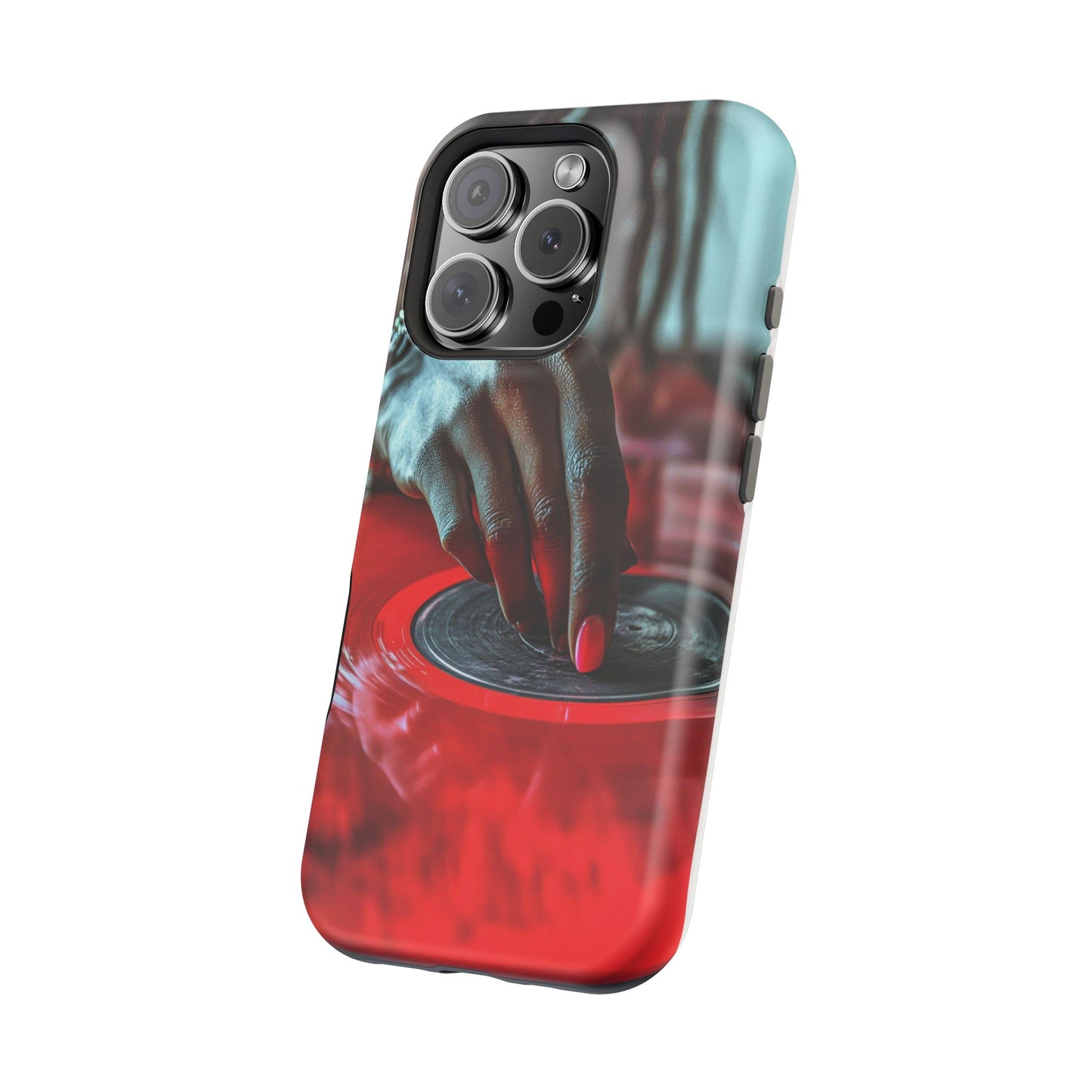 Luxurious MagSafe® Compatible iPhone Case - "Vinyl Groove" by Moxie-Jay