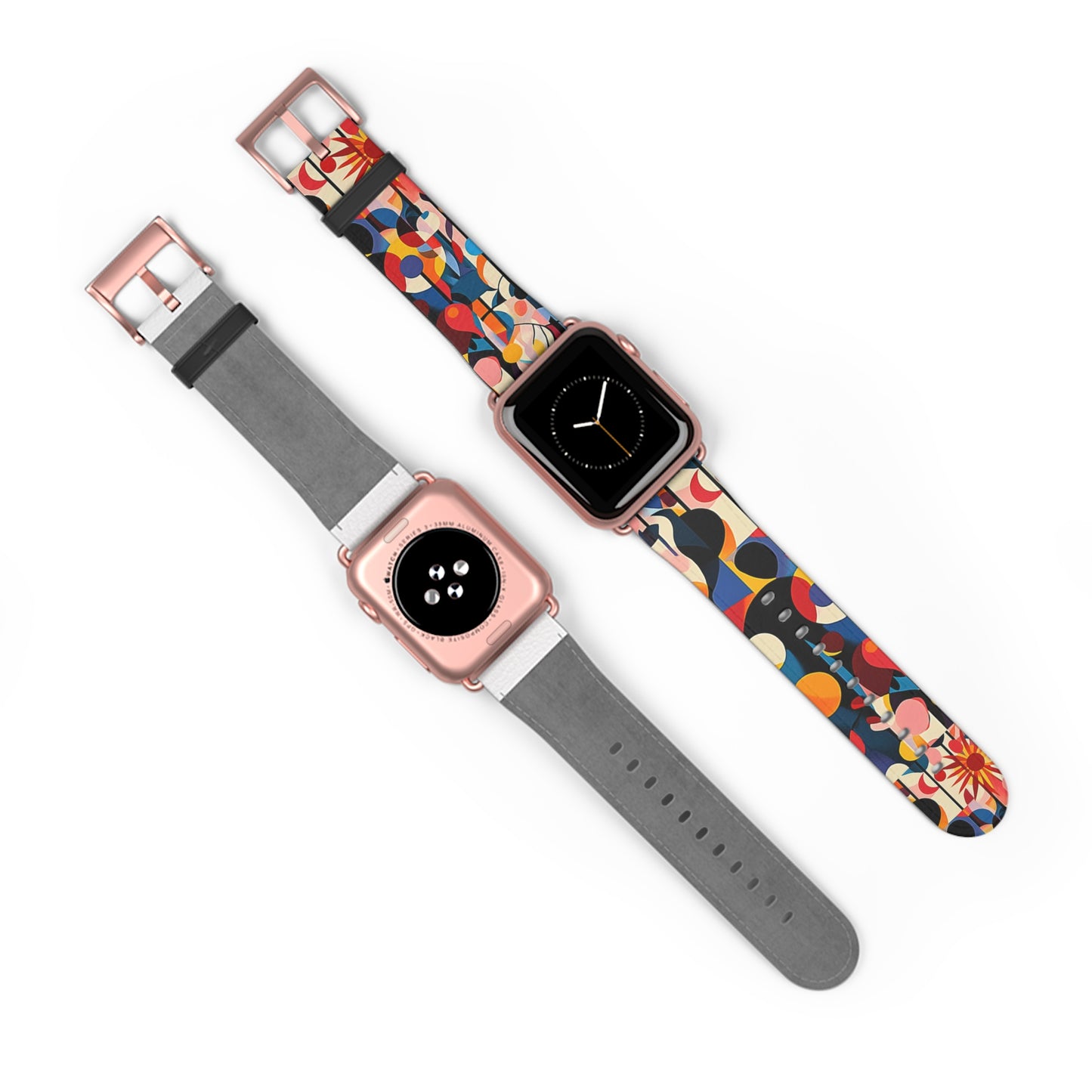 Colorful Geometric Watch Band – Stylish Accessory for Any Occasion