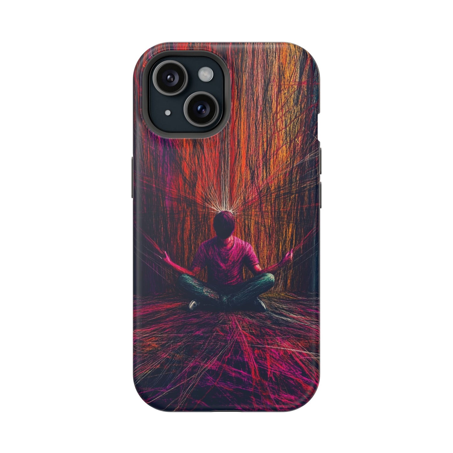 Luxurious Magnetic Wireless Charging Tough iPhone Case - "Transcendence" by Moxie-Jay