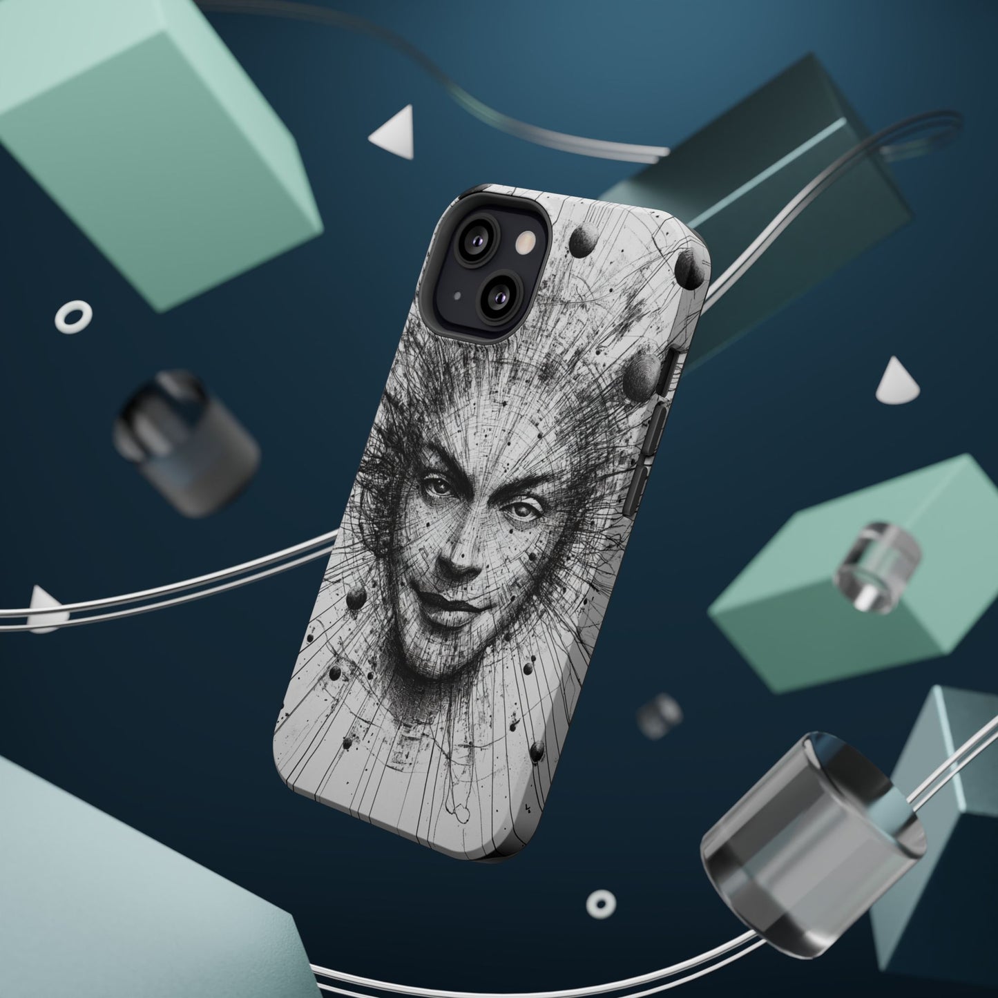 Artistic Magnetic Phone Case - Unique Design for Creative Minds
