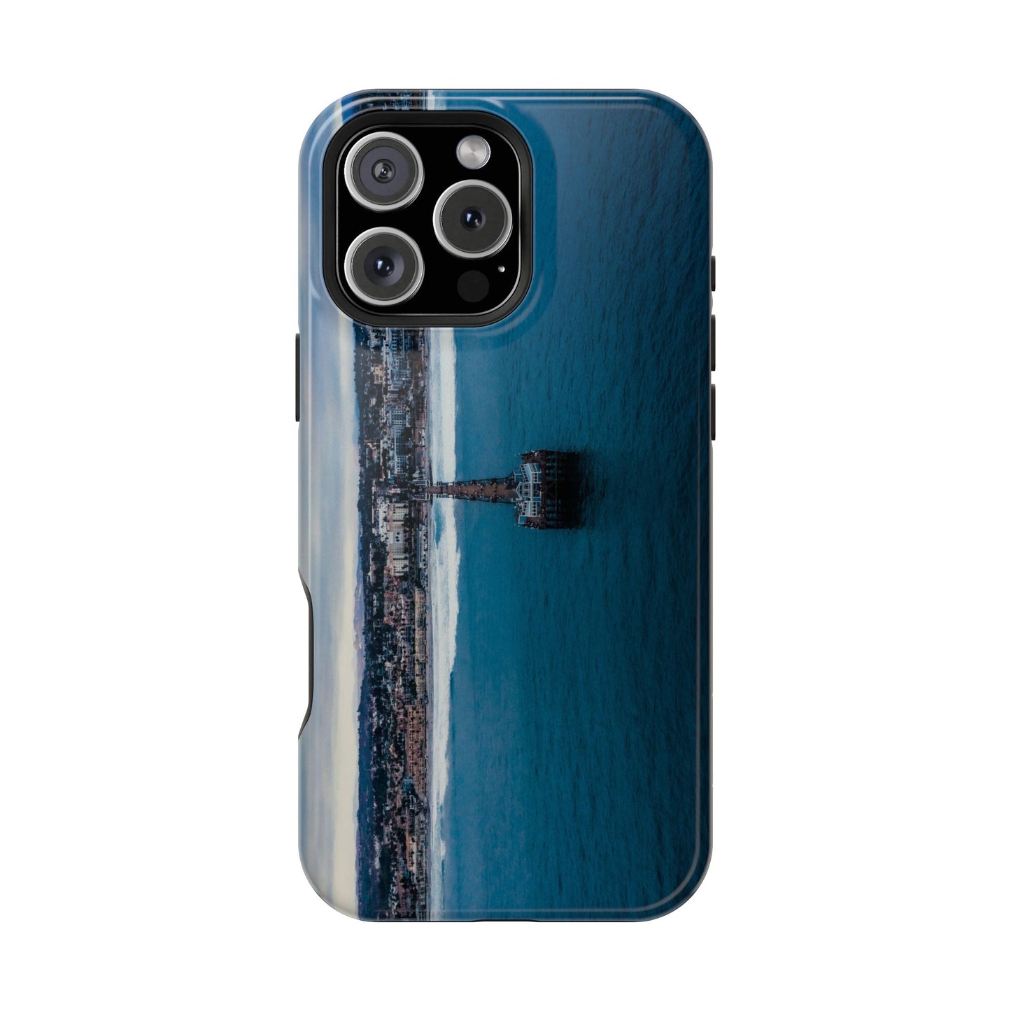 Phone Case - Oceanside CA Pier Sunset Design by Moxie-Jay