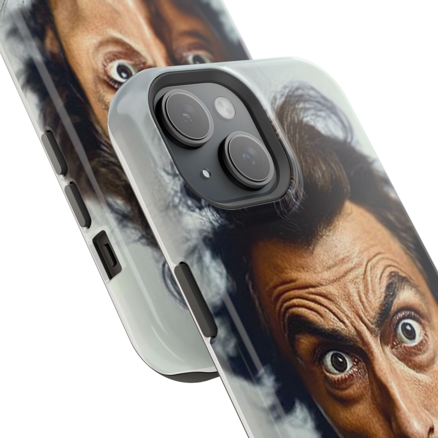 Luxurious Magnetic Wireless Charging Tough iPhone Case - “Close-Up Salvador Dali” by Moxie-Jay