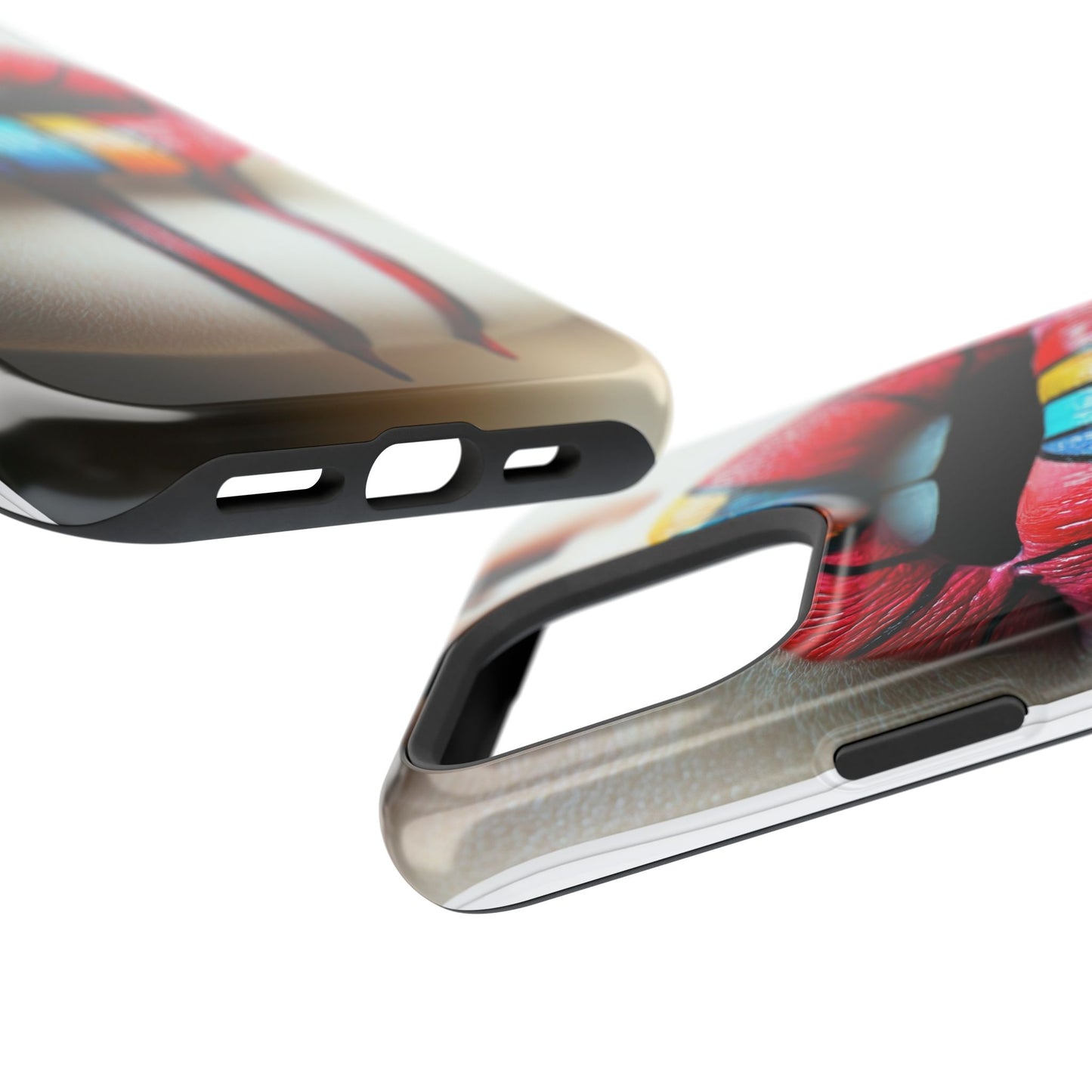 Phone Cases - Vibrant Lip Art Stylish Phone Protection by Moxie-Jay