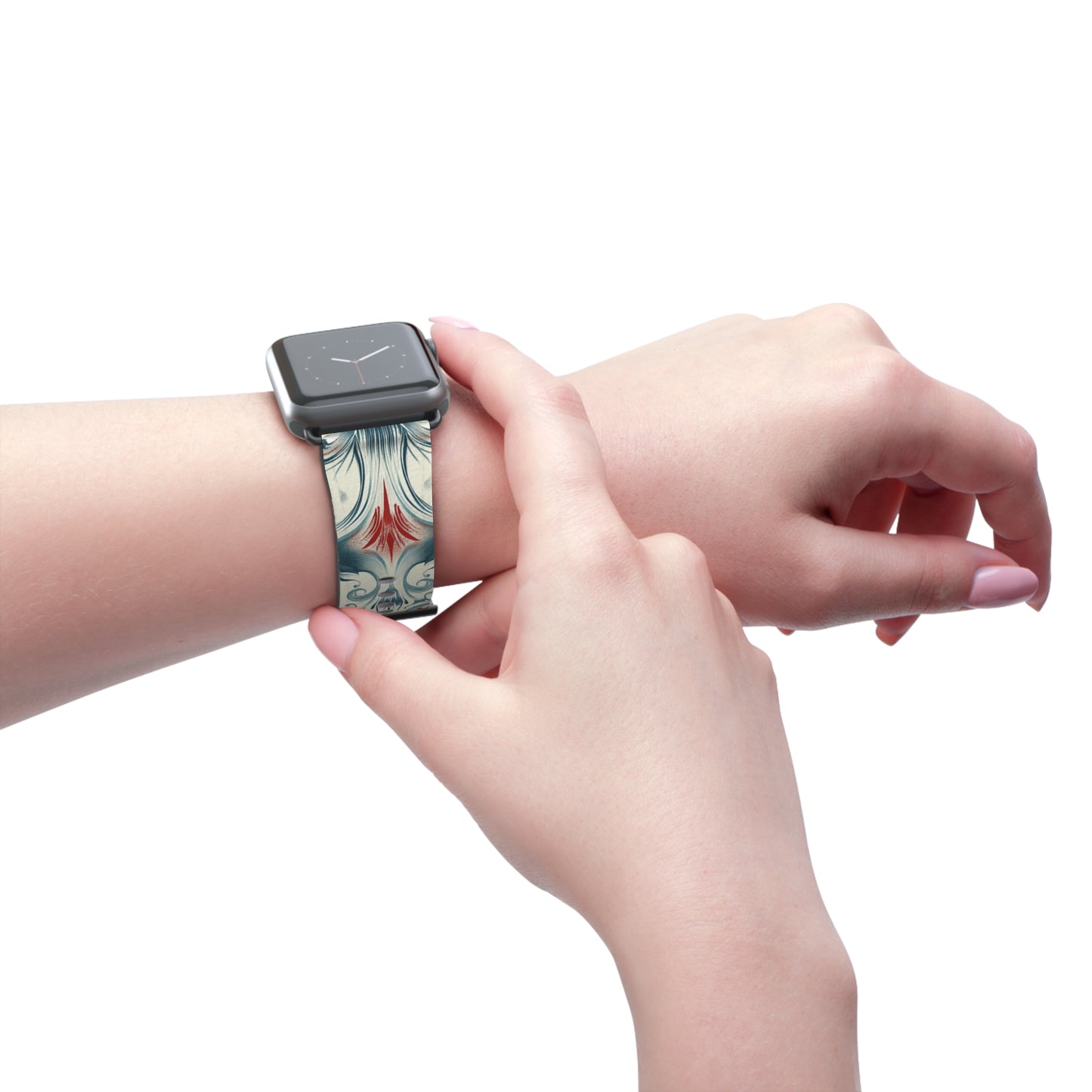 Vintage Floral Watch Band - Elegant Design for Apple Watch