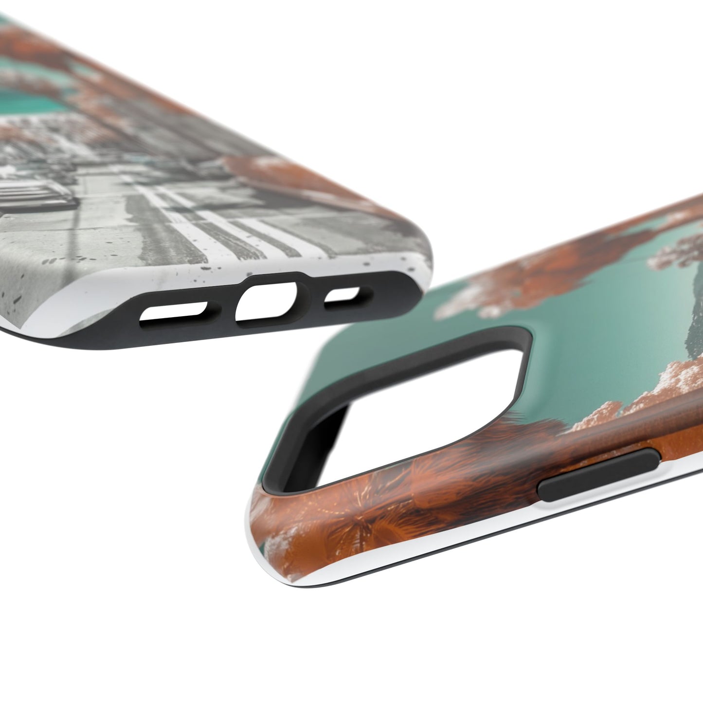 "San Clemente Memories" Luxury Magnetic Wireless Charging iPhone Case by Moxie Jay