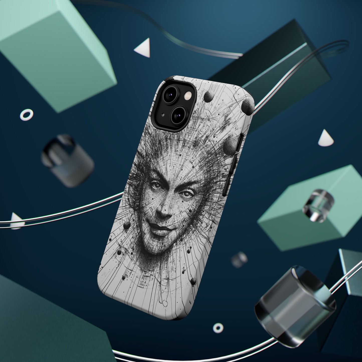 Artistic Magnetic Phone Case - Unique Design for Creative Minds