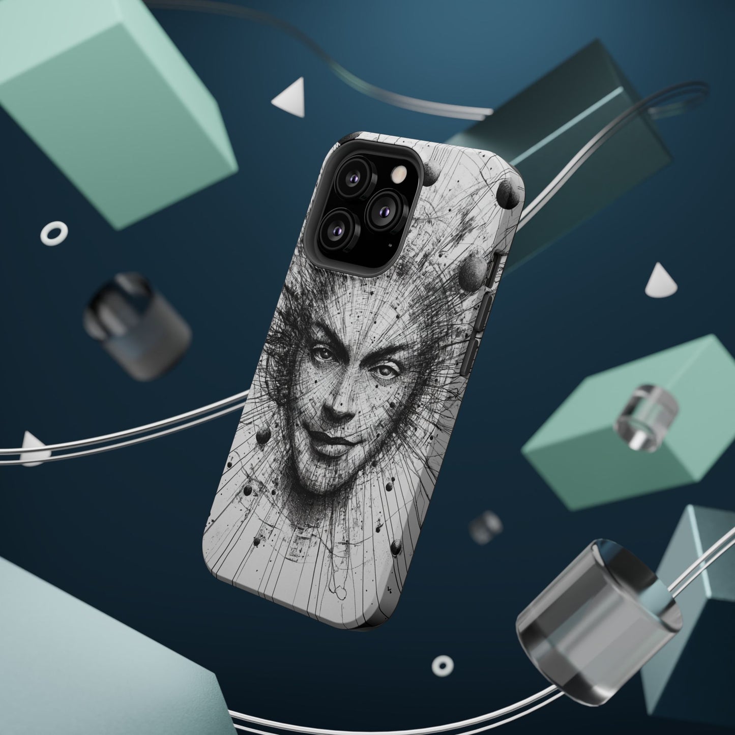 Artistic Magnetic Phone Case - Unique Design for Creative Minds