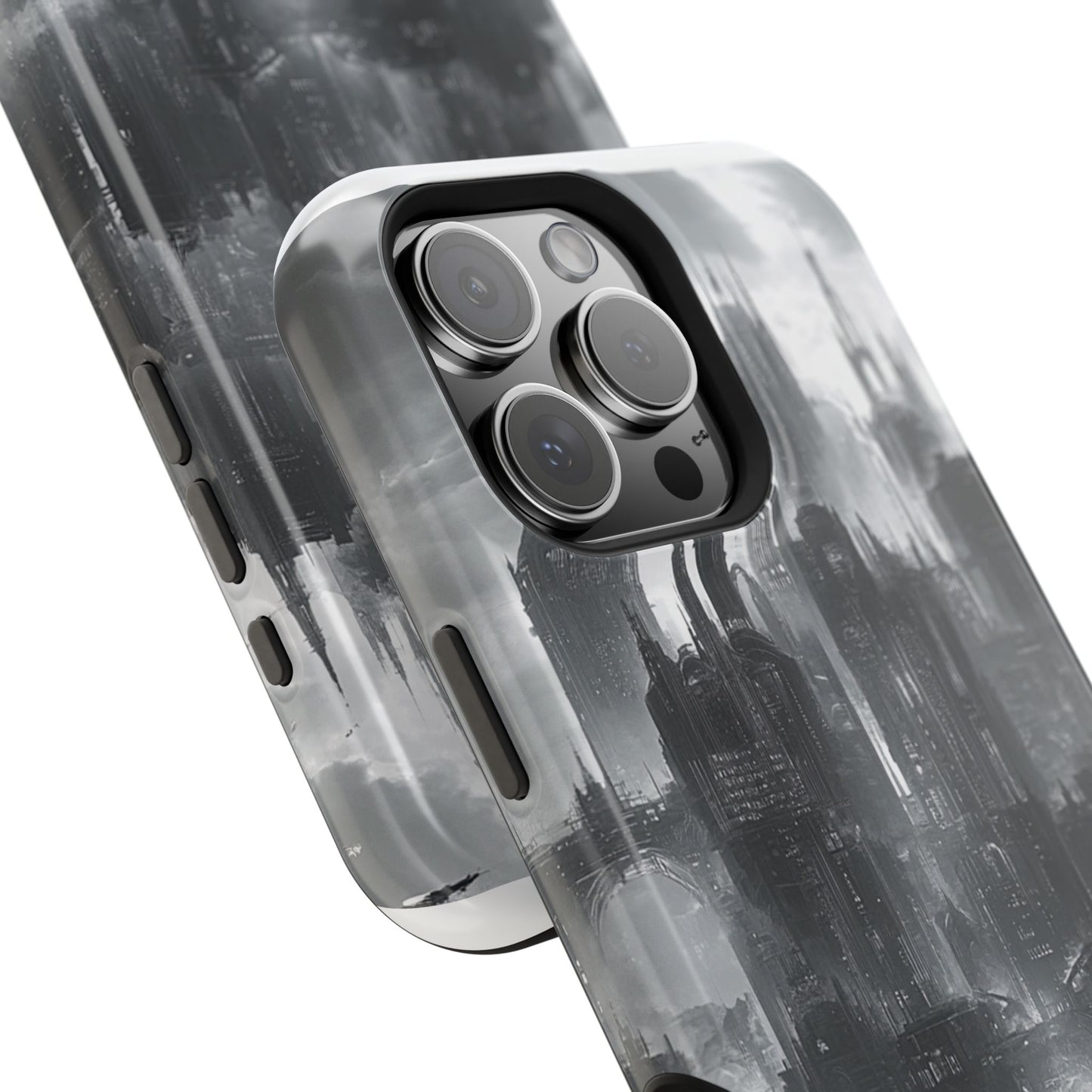 iPhone Magnetic Tough Case - Futuristic Gotham Design by Moxie Jay