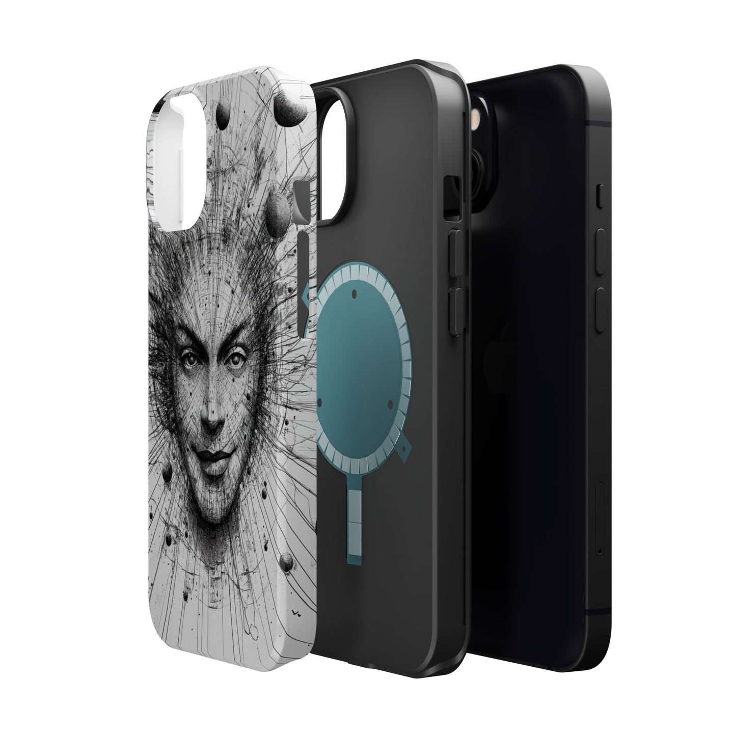 Artistic Magnetic Phone Case - Unique Design for Creative Minds