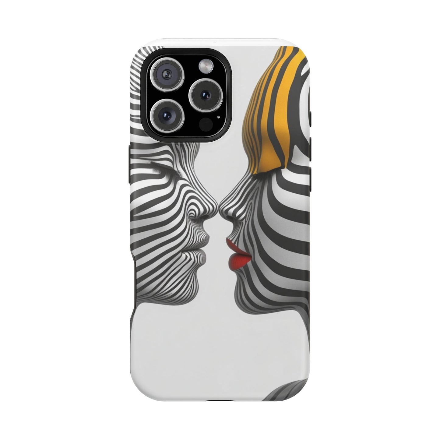 Artistic Magnetic Tough Phone Cases – Embrace the Duality of Love