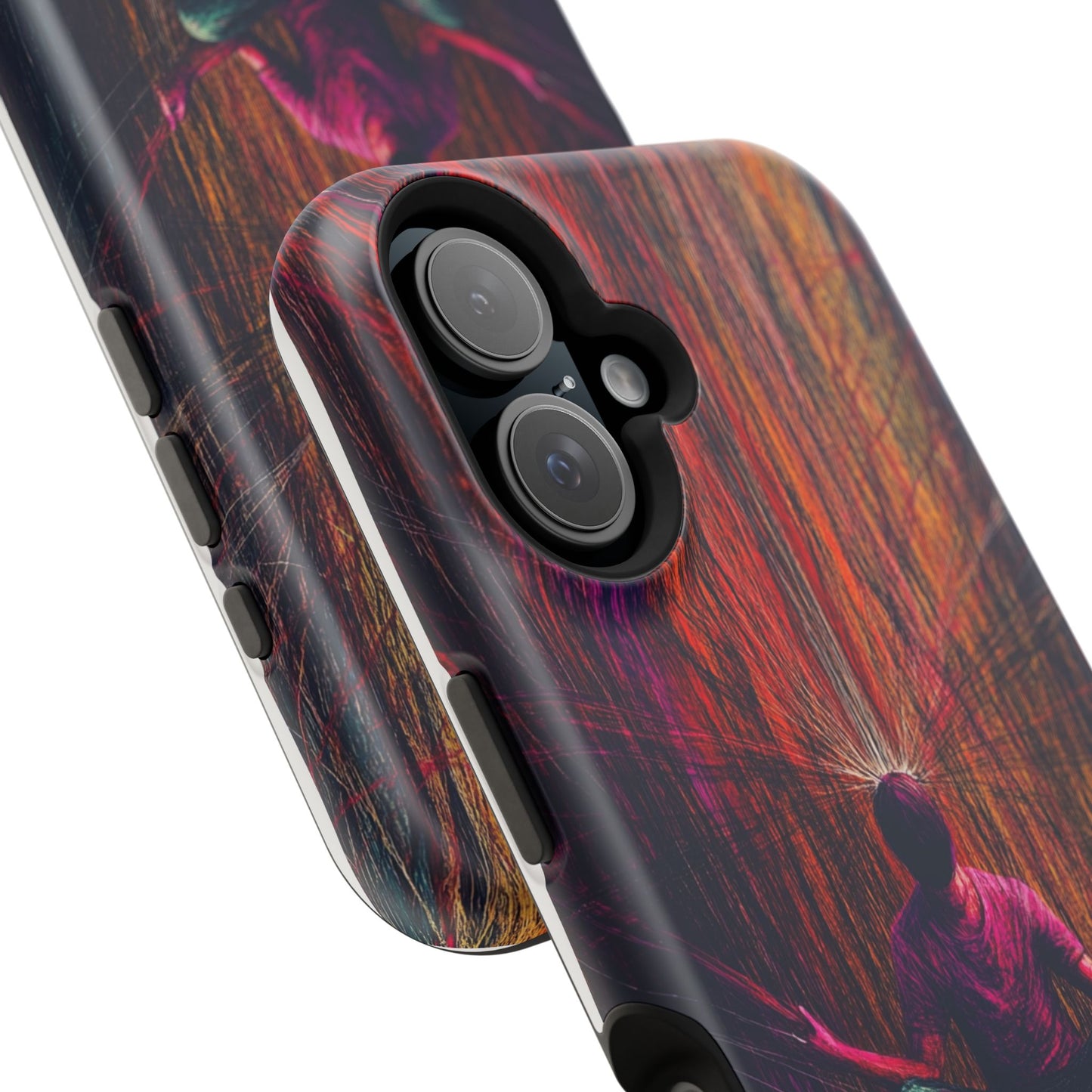 Luxurious Magnetic Wireless Charging Tough iPhone Case - "Transcendence" by Moxie-Jay