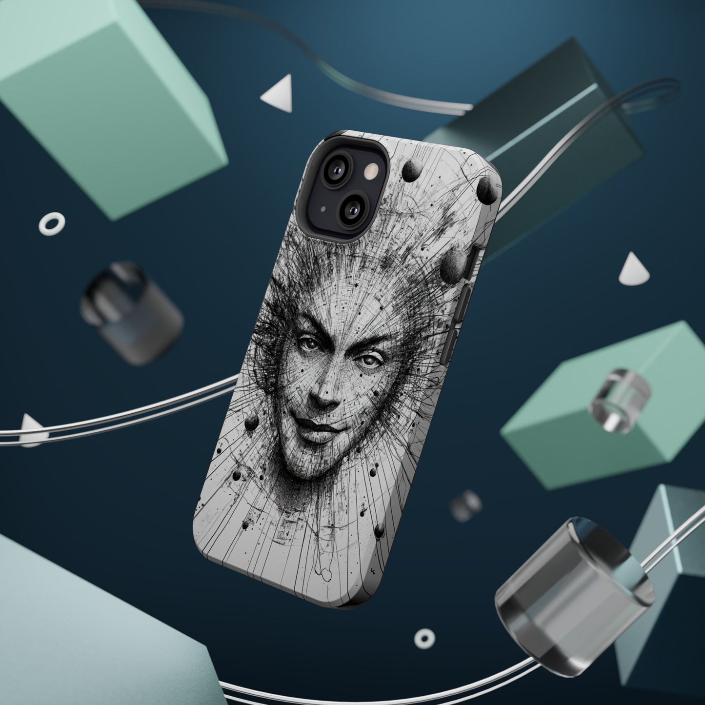 Artistic Magnetic Phone Case - Unique Design for Creative Minds