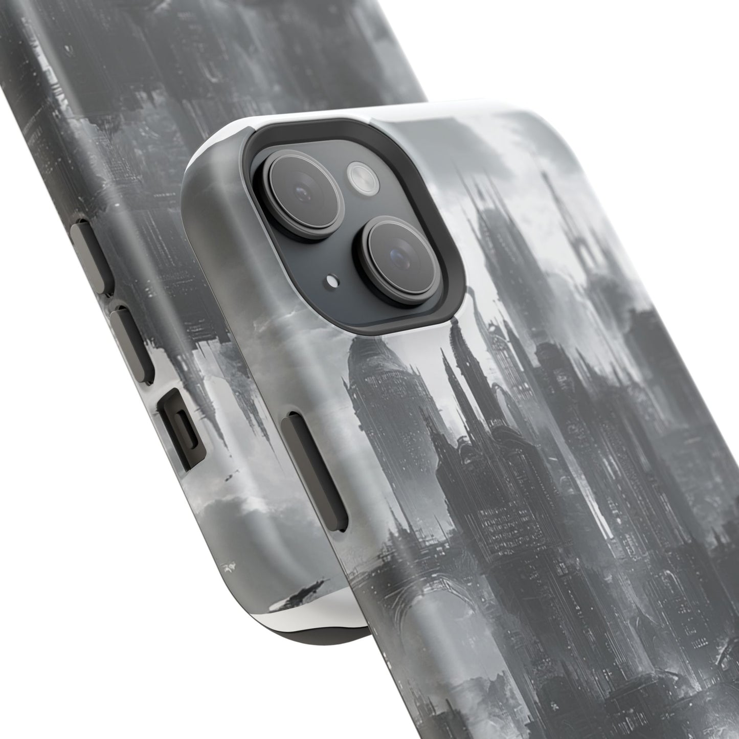 iPhone Magnetic Tough Case - Futuristic Gotham Design by Moxie Jay