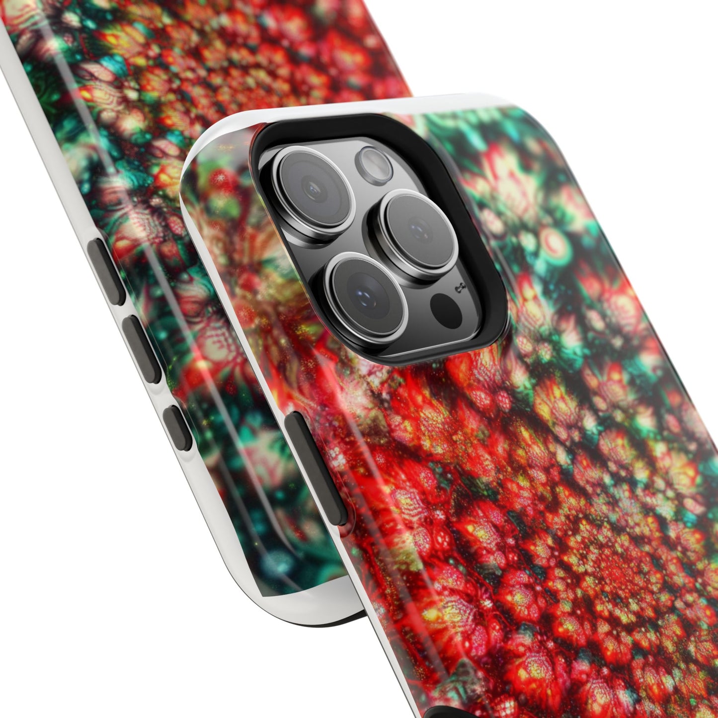 Luxurious Magnetic Wireless Charging Tough iPhone Case - "Psychedelic Dreams" by Moxie-Jay