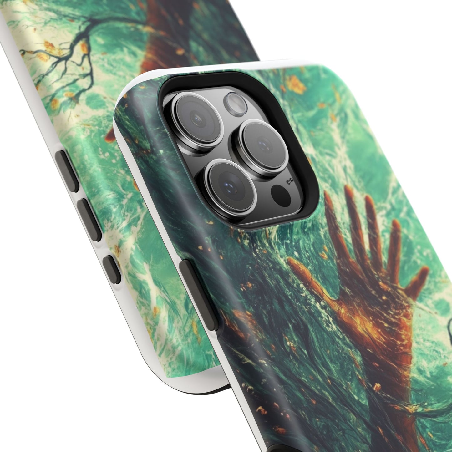 Magnetic Phone Protector Case - Ocean Surfer Design