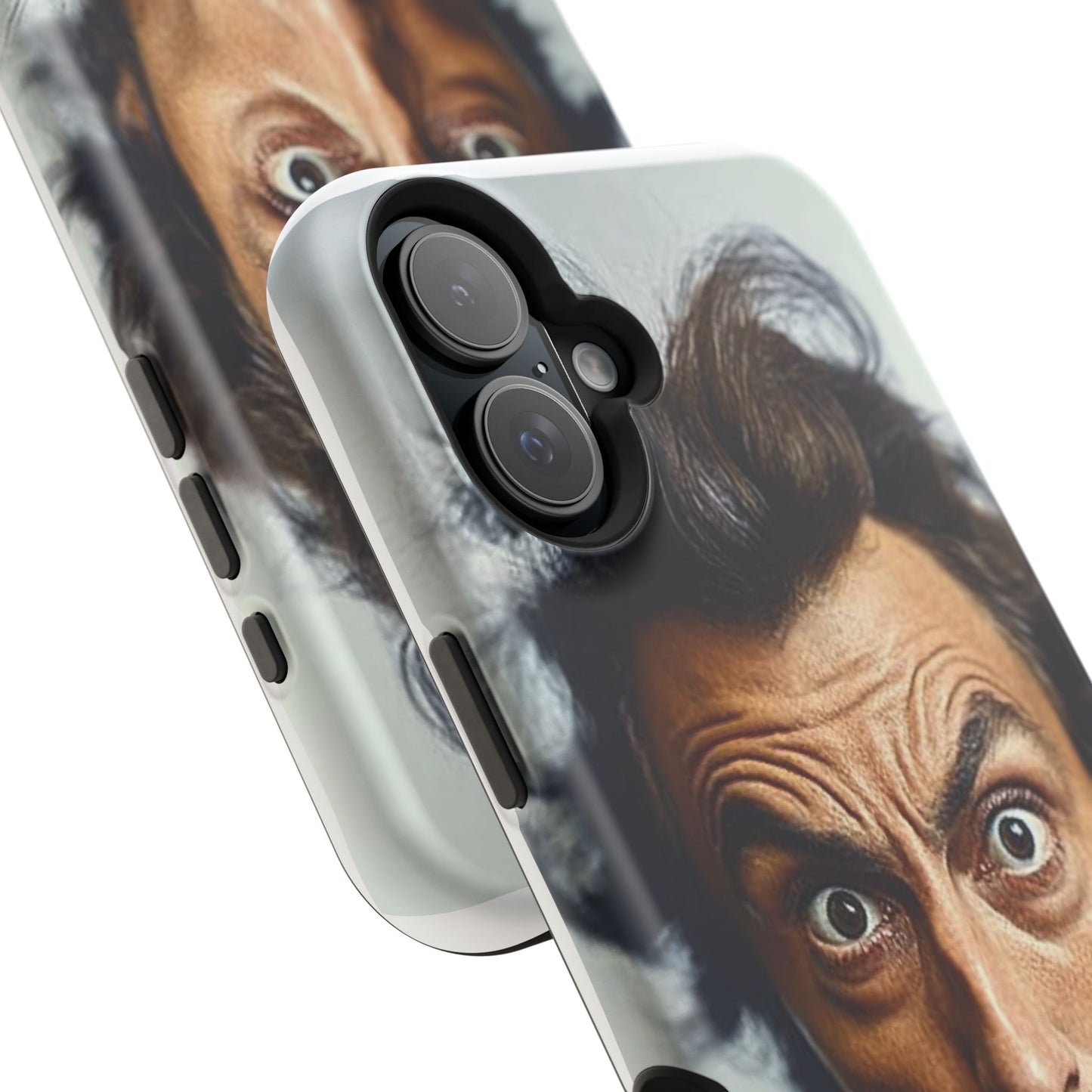 Luxurious Magnetic Wireless Charging Tough iPhone Case - “Close-Up Salvador Dali” by Moxie-Jay