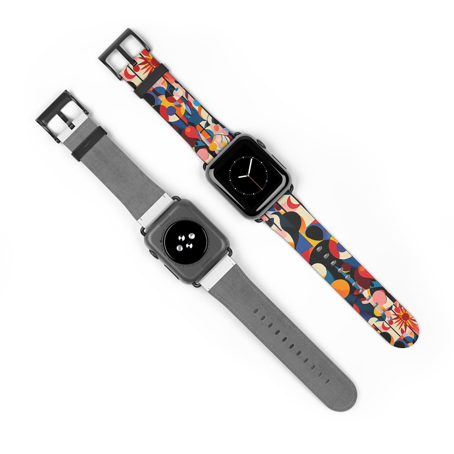Colorful Geometric Watch Band – Stylish Accessory for Any Occasion