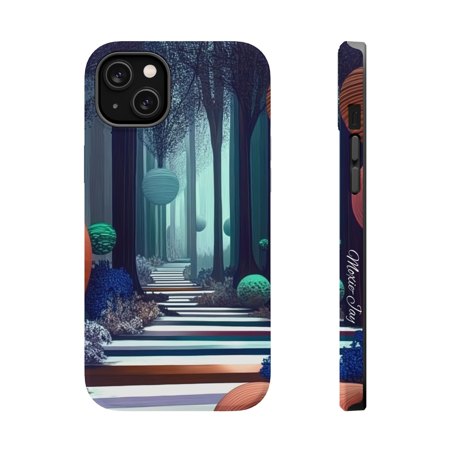 Wonderland Descent: Moxie-Jay's Magnetic iPhone Masterpiece
