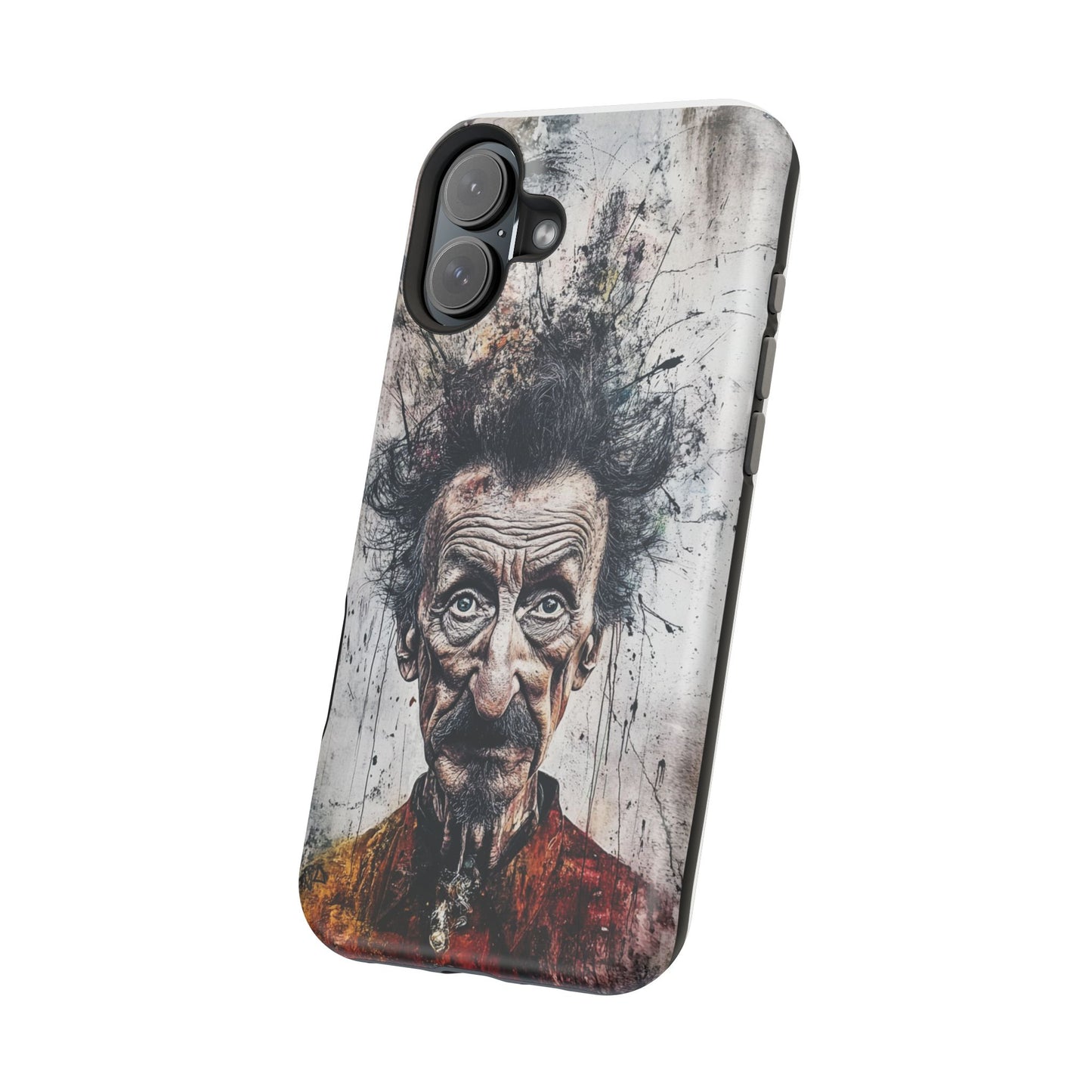 Luxurious Magnetic Wireless Charging Tough iPhone Case - "Demonic Dali" by Moxie-Jay
