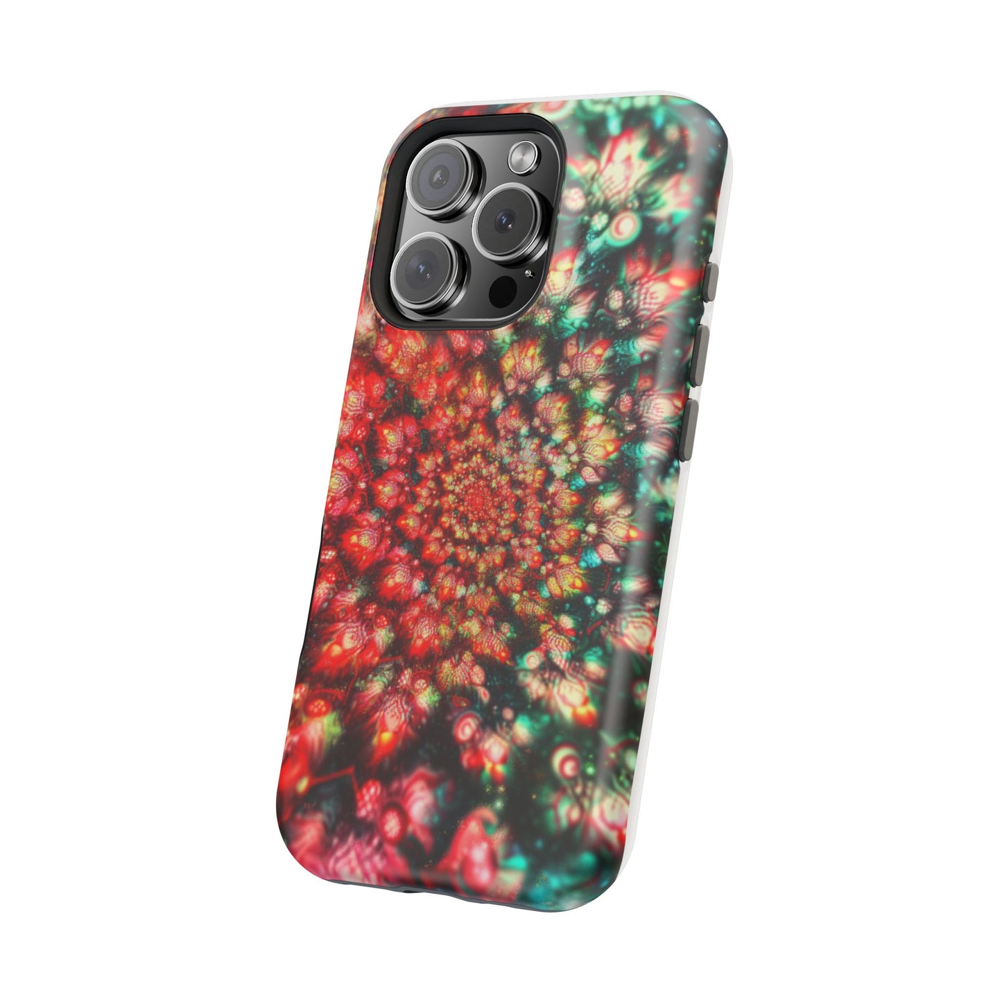 Luxurious Magnetic Wireless Charging Tough iPhone Case - "Psychedelic Dreams" by Moxie-Jay