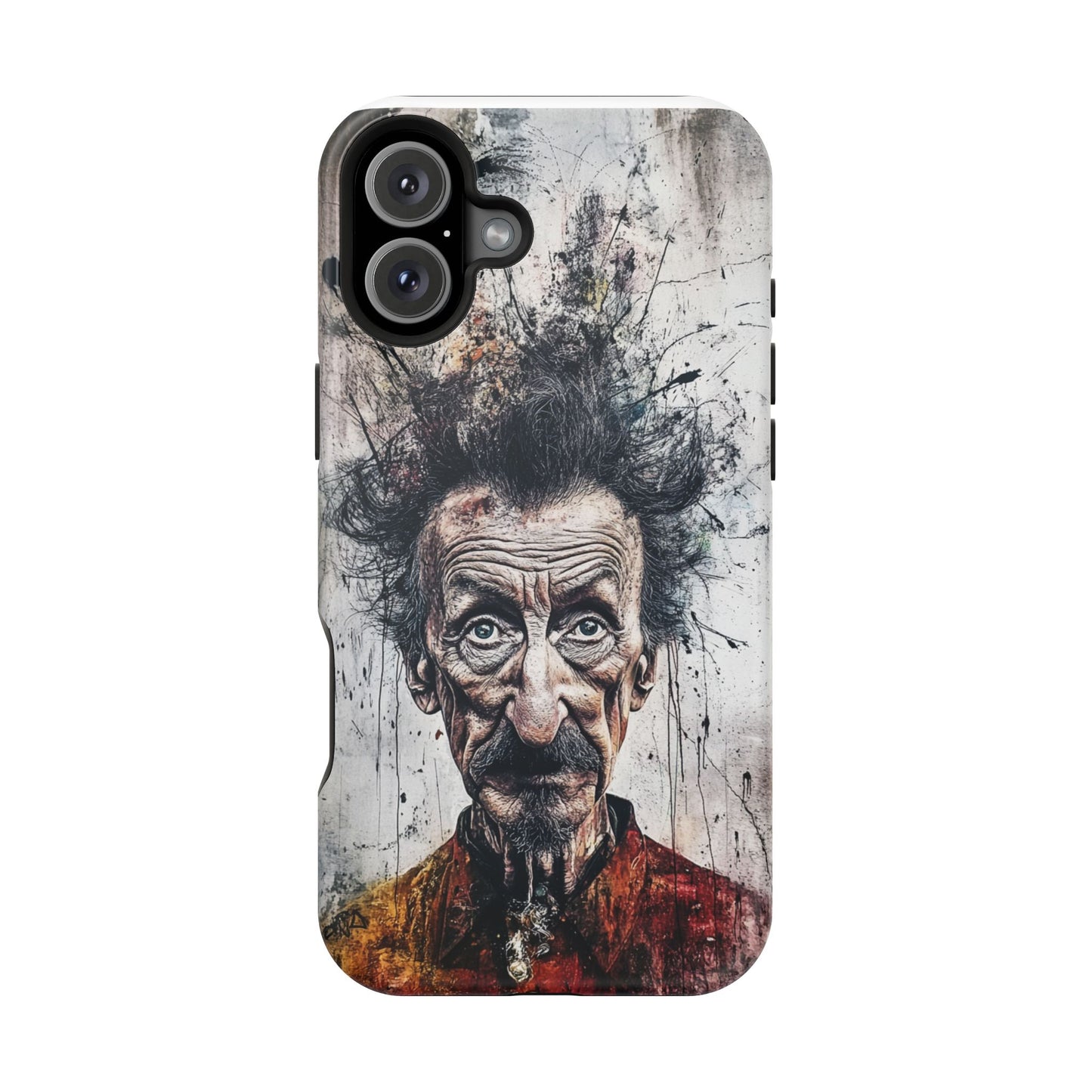 Luxurious Magnetic Wireless Charging Tough iPhone Case - "Demonic Dali" by Moxie-Jay