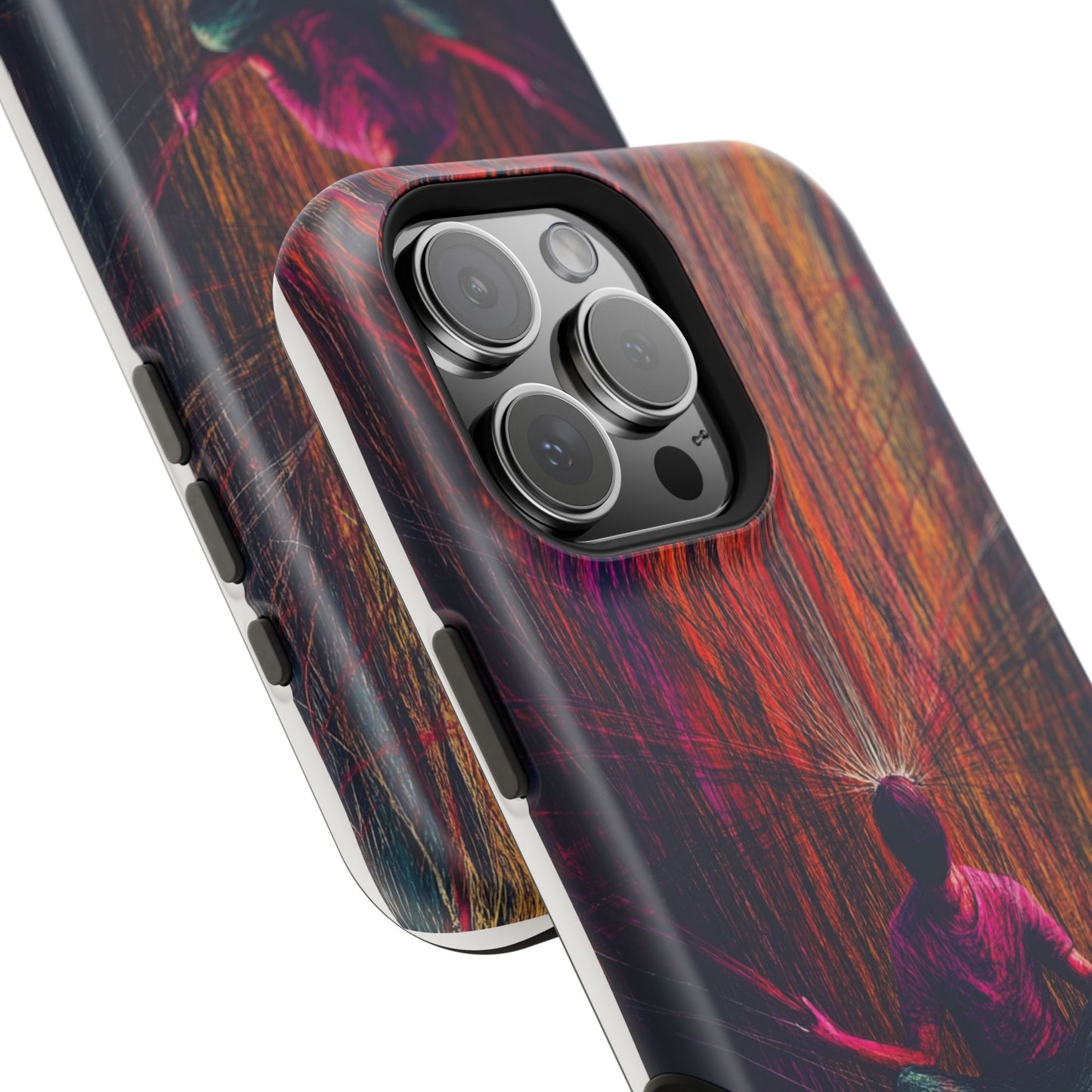 Luxurious Magnetic Wireless Charging Tough iPhone Case - "Transcendence" by Moxie-Jay