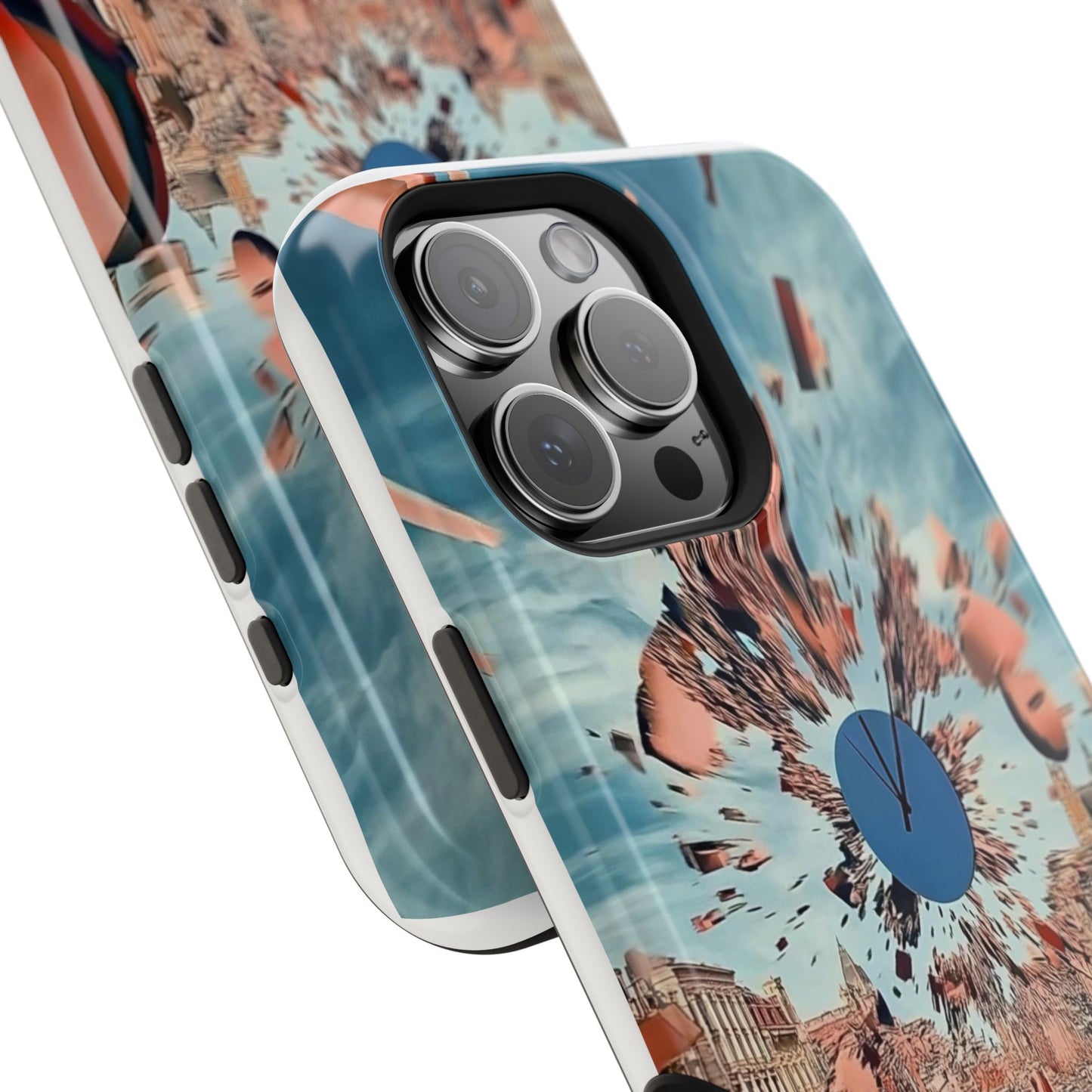 Phone Case with 'World at 10000 MPH' Art by Moxie Jay