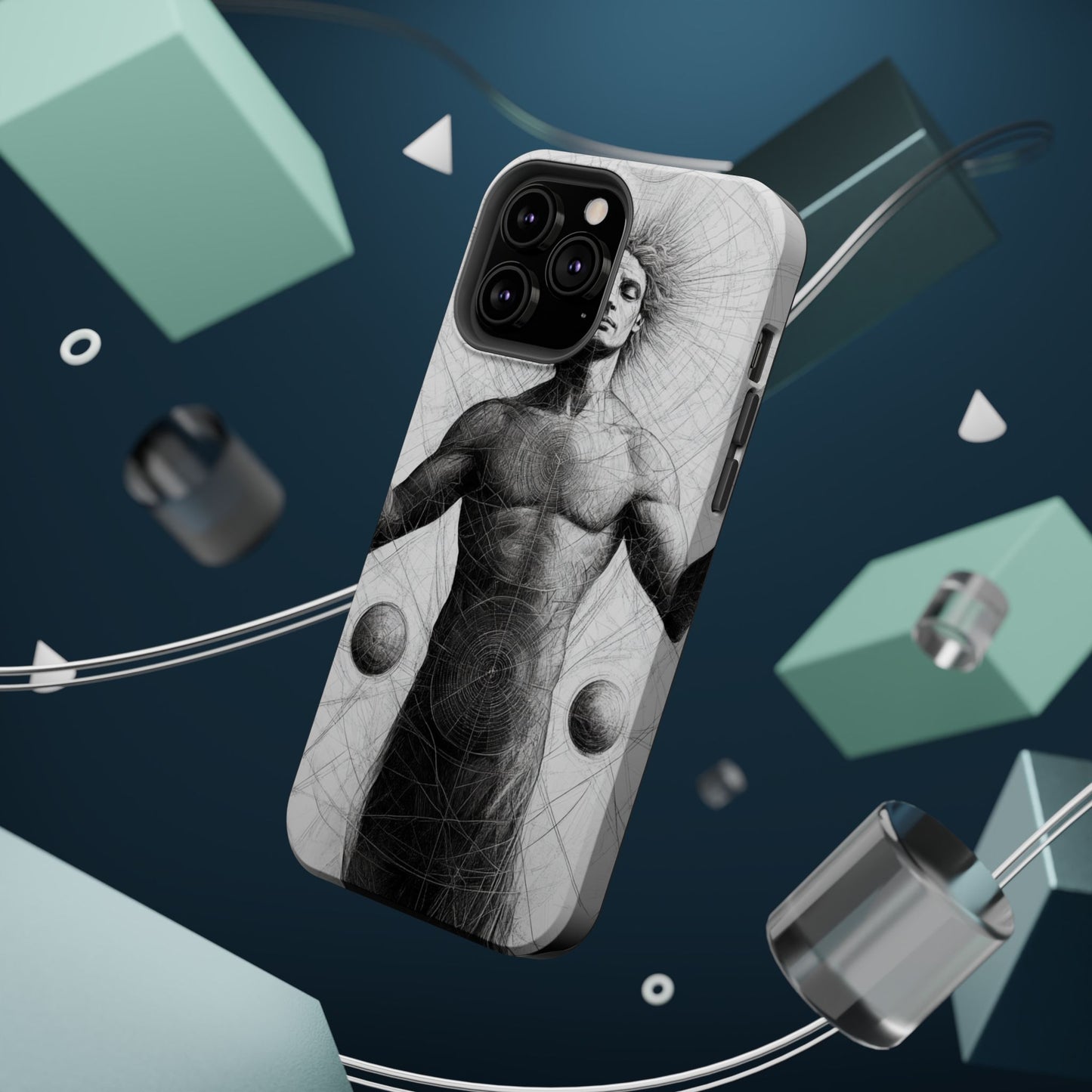 Artistic Magnetic Tough Case with Mystical Design