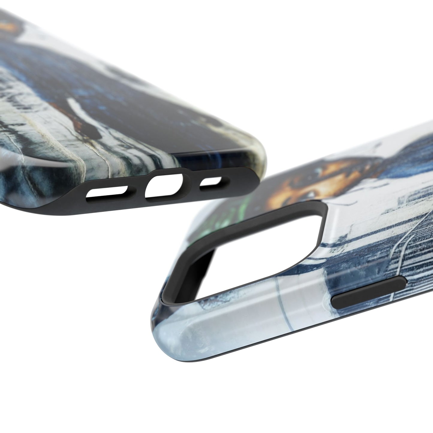 Artistic Magnetic Tough Case | Unique Urban Design for Phone Protection