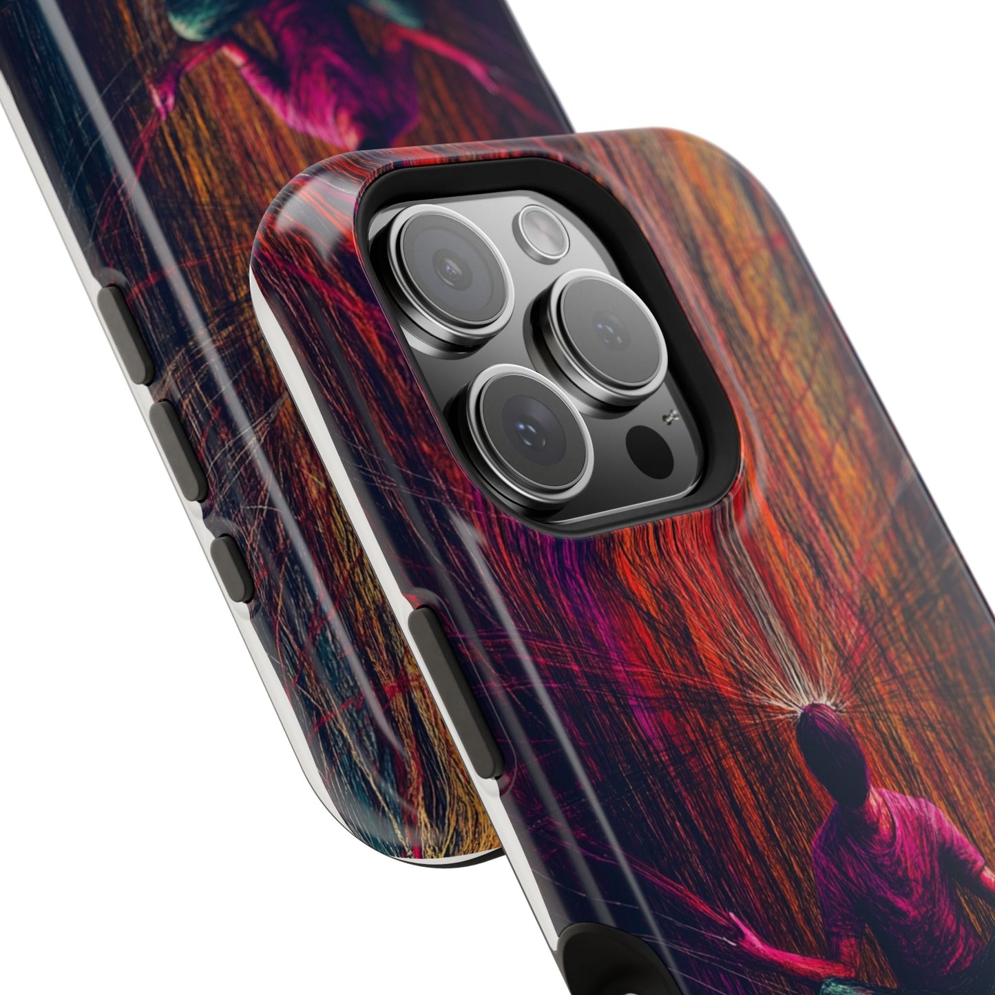 Luxurious Magnetic Wireless Charging Tough iPhone Case - "Transcendence" by Moxie-Jay