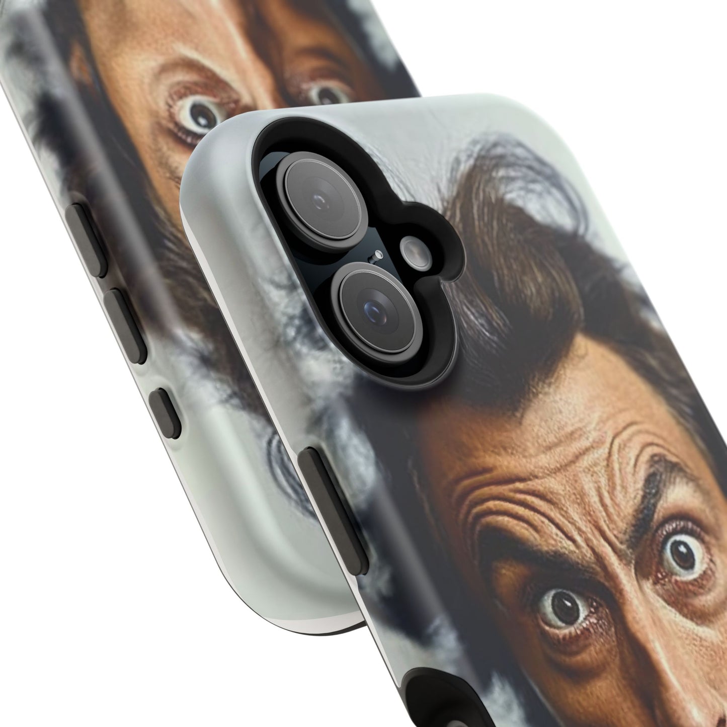 Luxurious Magnetic Wireless Charging Tough iPhone Case - “Close-Up Salvador Dali” by Moxie-Jay
