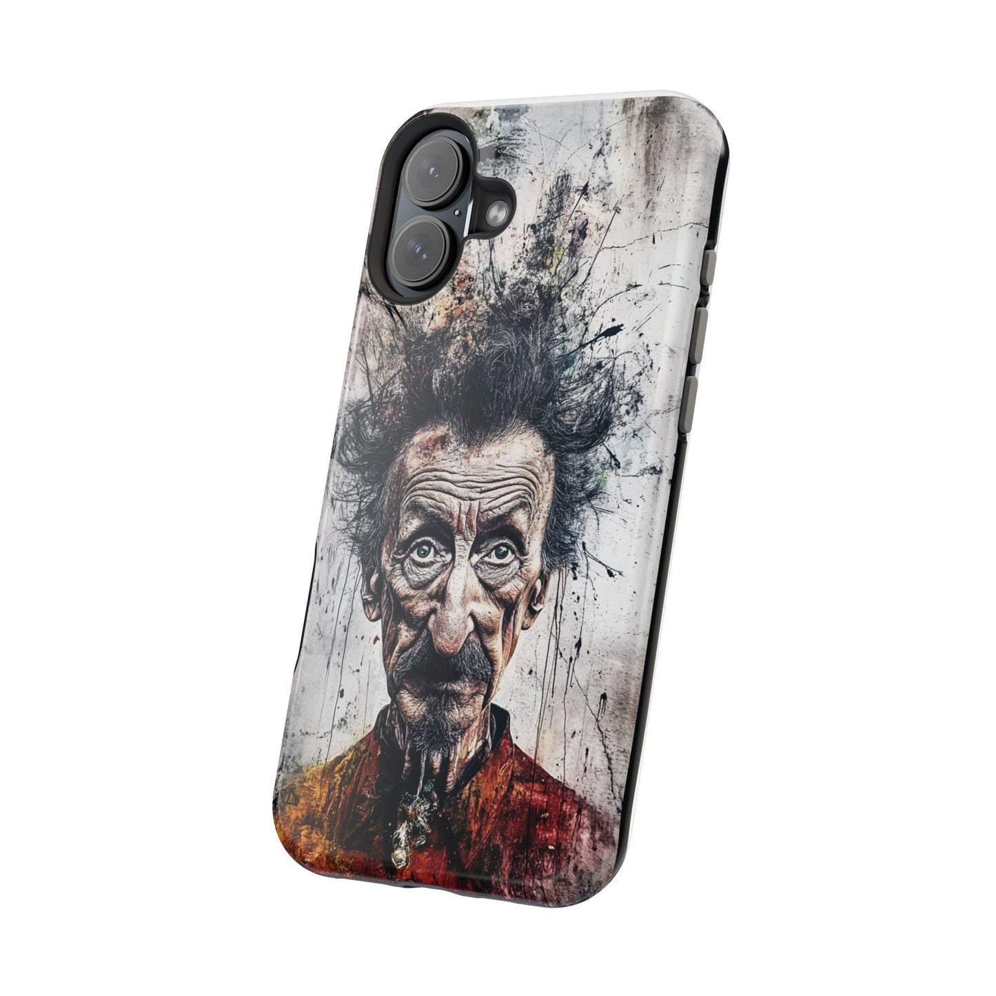 Luxurious Magnetic Wireless Charging Tough iPhone Case - "Demonic Dali" by Moxie-Jay