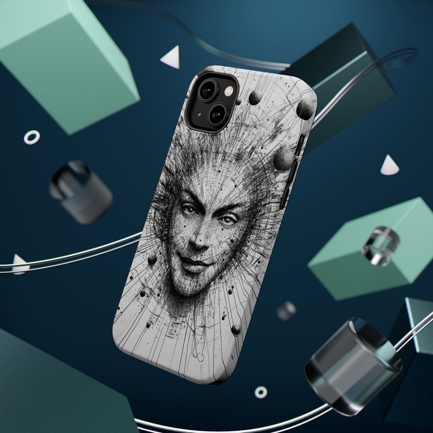 Artistic Magnetic Phone Case - Unique Design for Creative Minds