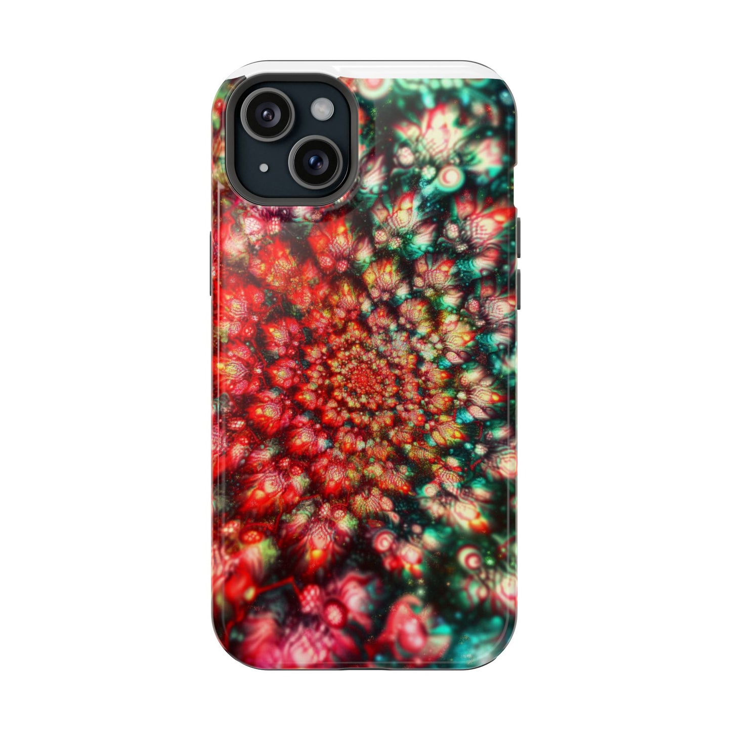 Luxurious Magnetic Wireless Charging Tough iPhone Case - "Psychedelic Dreams" by Moxie-Jay